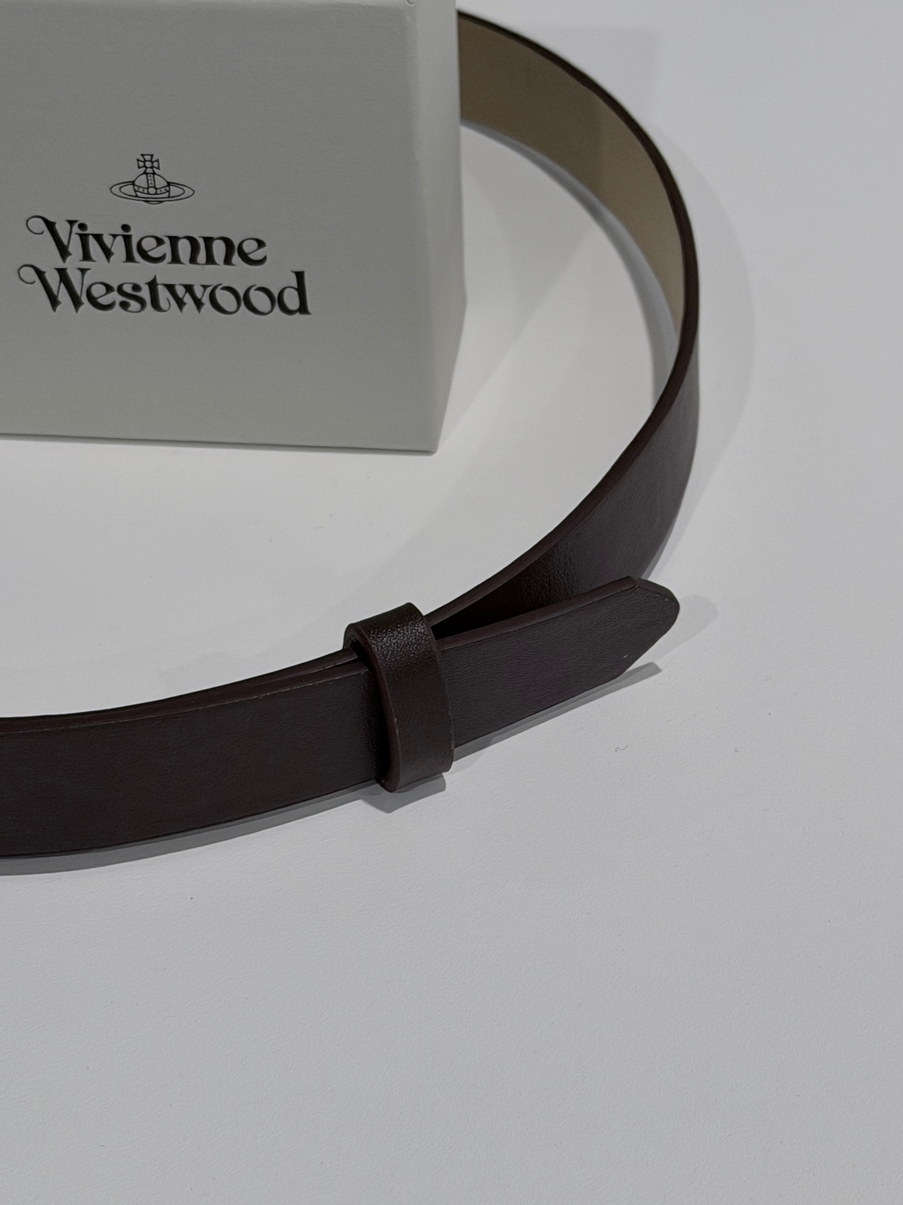 VW Medium Bas Relief Belt - Brown