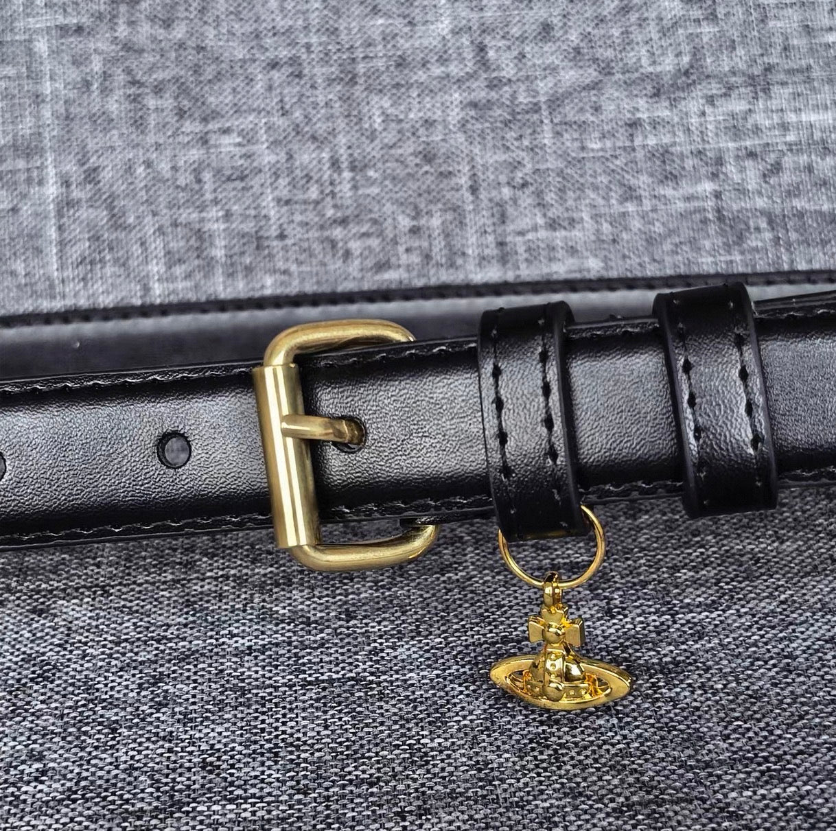 VW Mini Orb Charm Belt - Gold