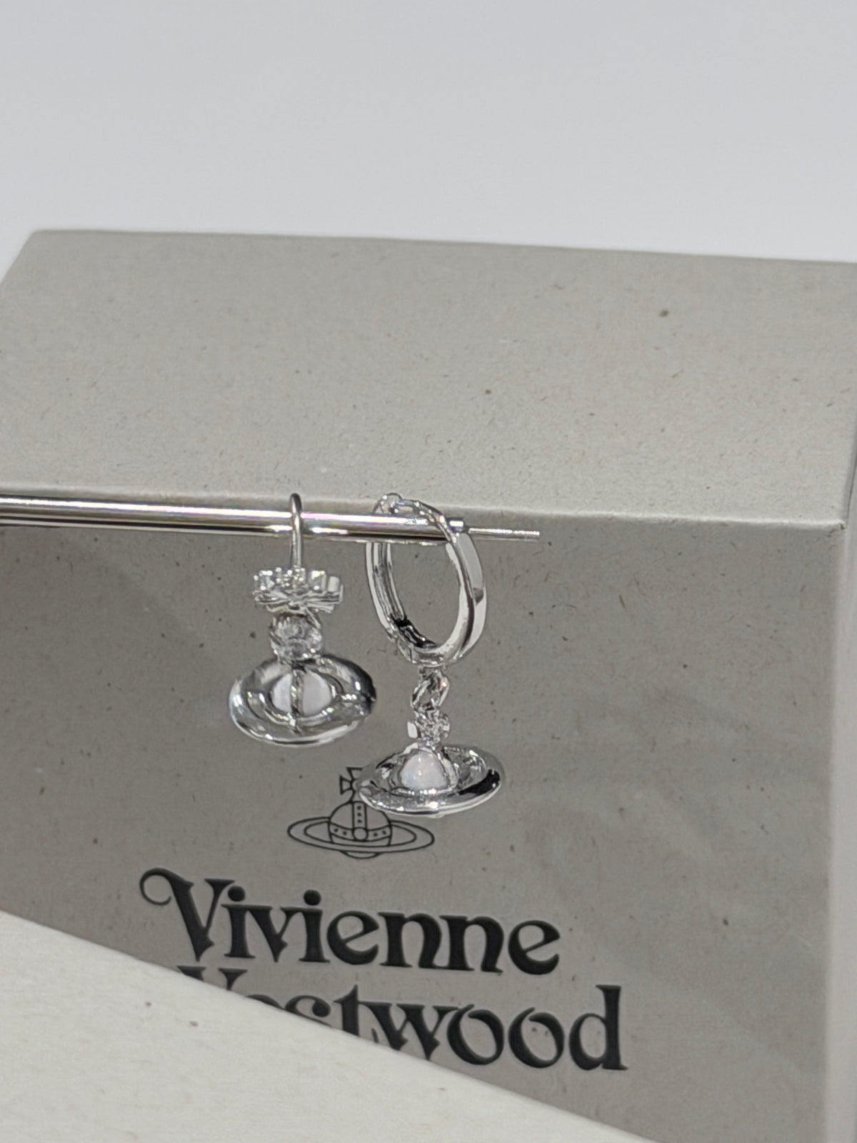 Boucles d'oreilles pendantes VW Orb - Blanc