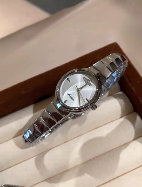VW Armour Watch - White/Silver Link