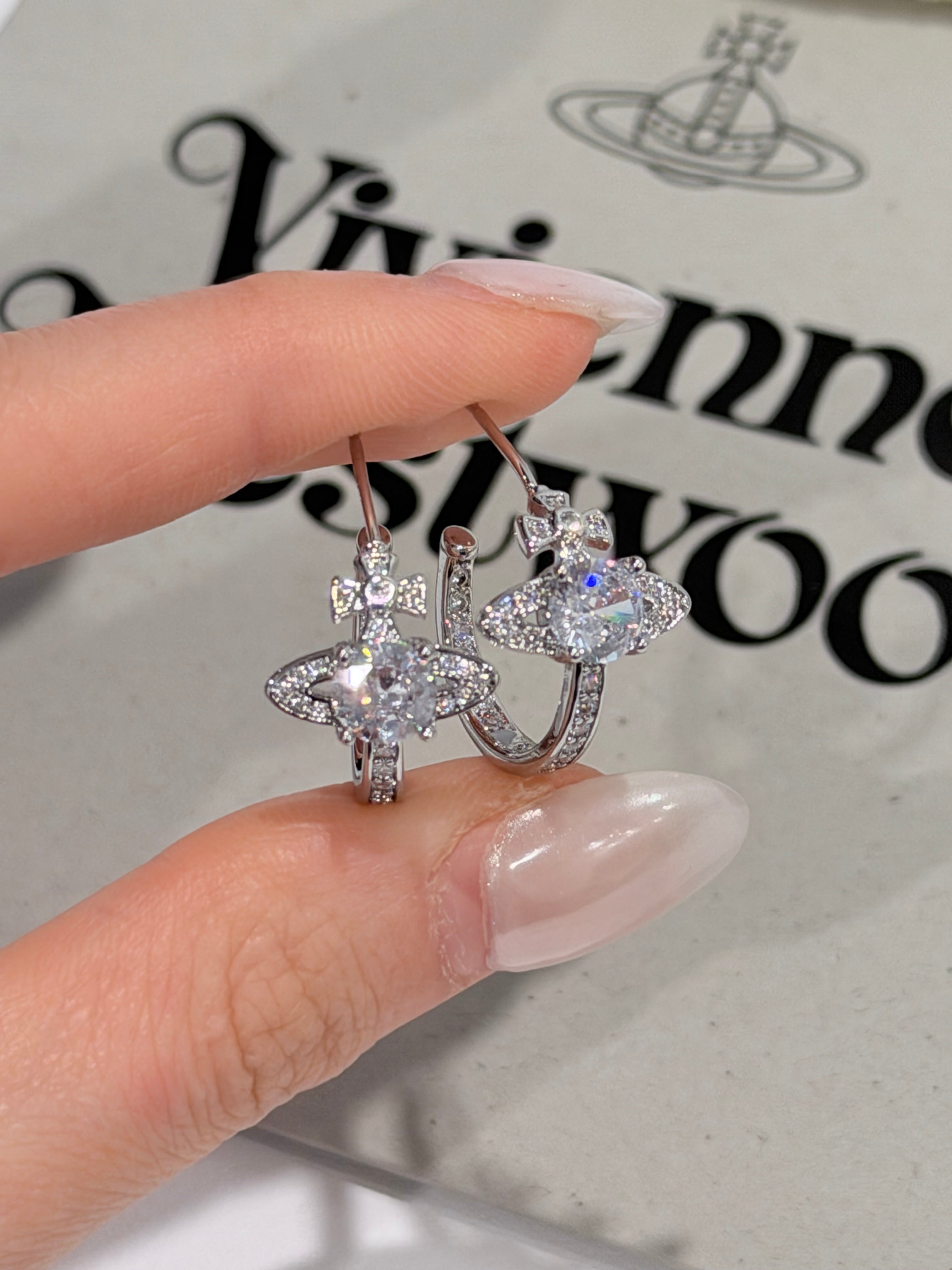 VW Ariella Earrings - Silver