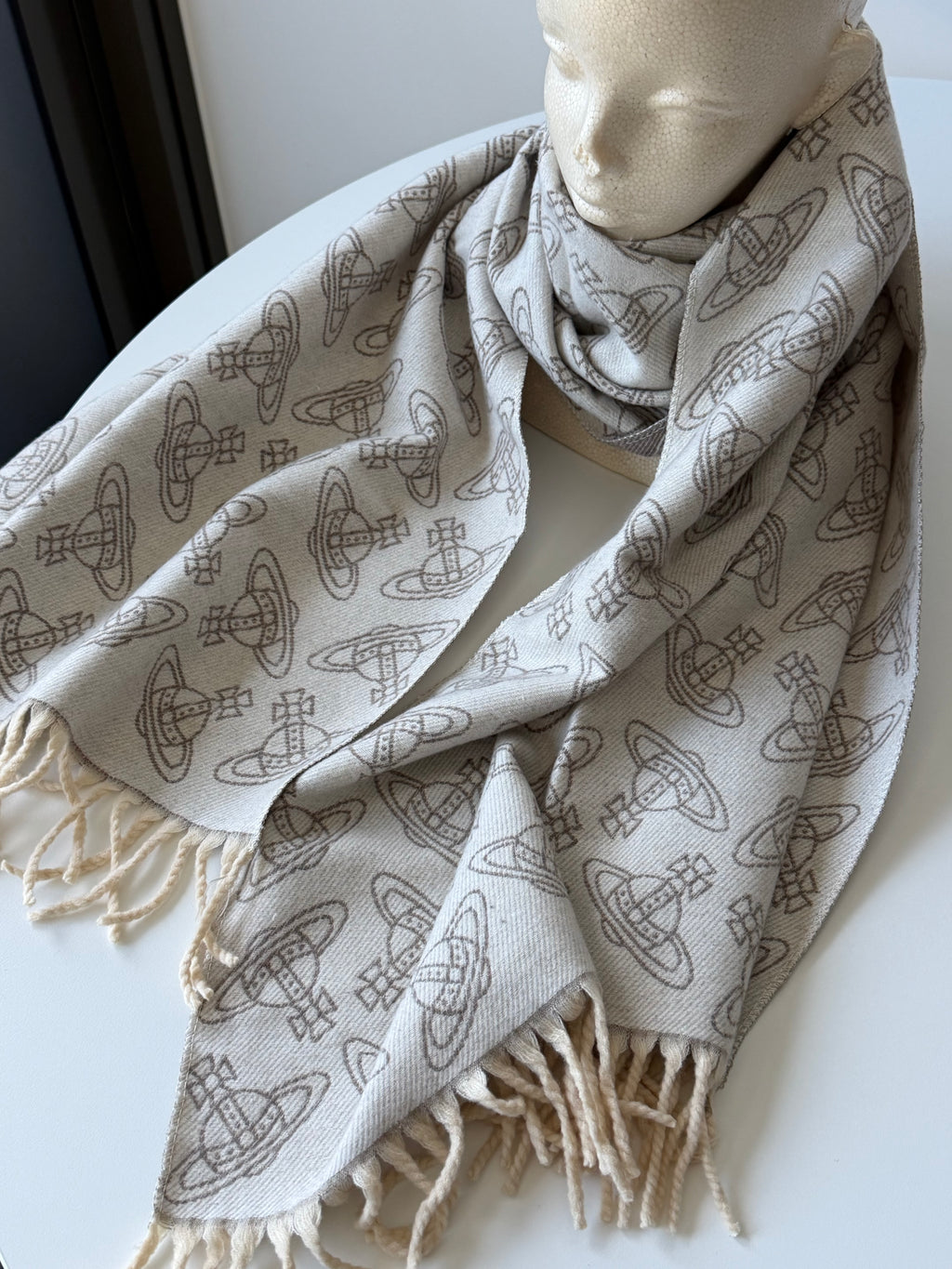 Foulard VW Double Face Imprimé Orb All-Over - Gris