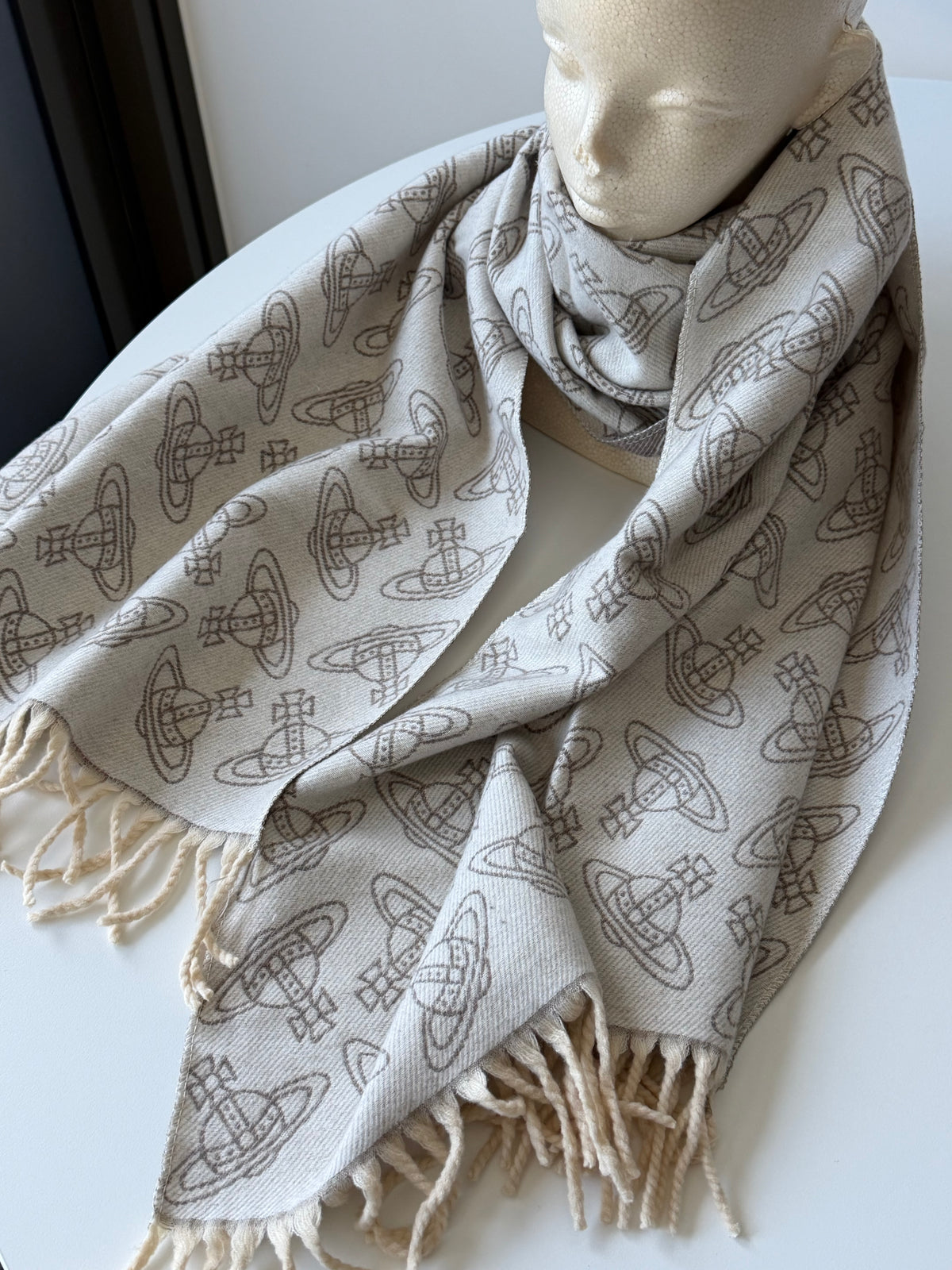 Foulard VW Double Face Imprimé Orb All-Over - Gris