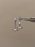 VW Orb Drop Earring Set - White