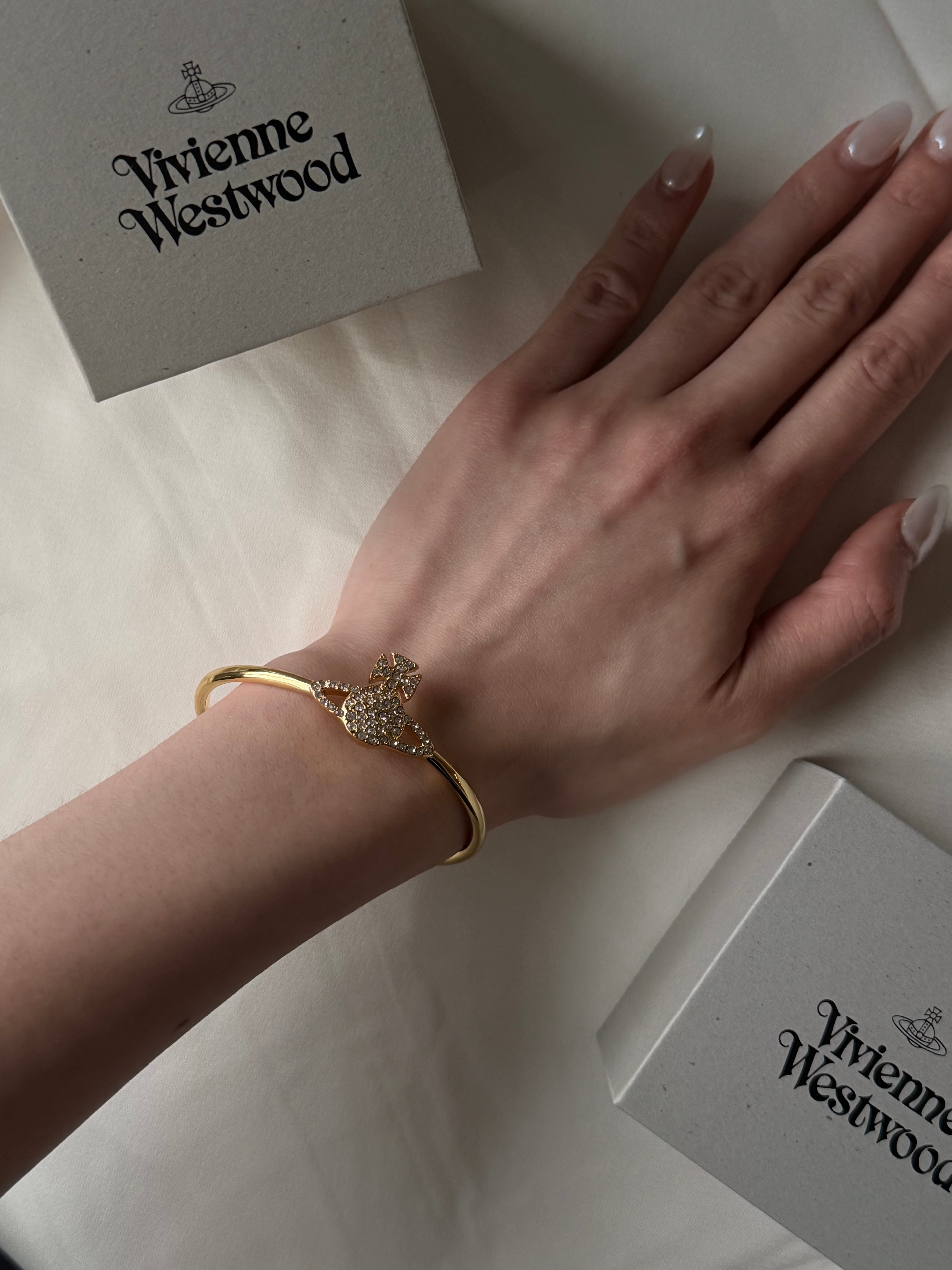 VW Mini Bas Relief Open Cuff Bracelet - Gold