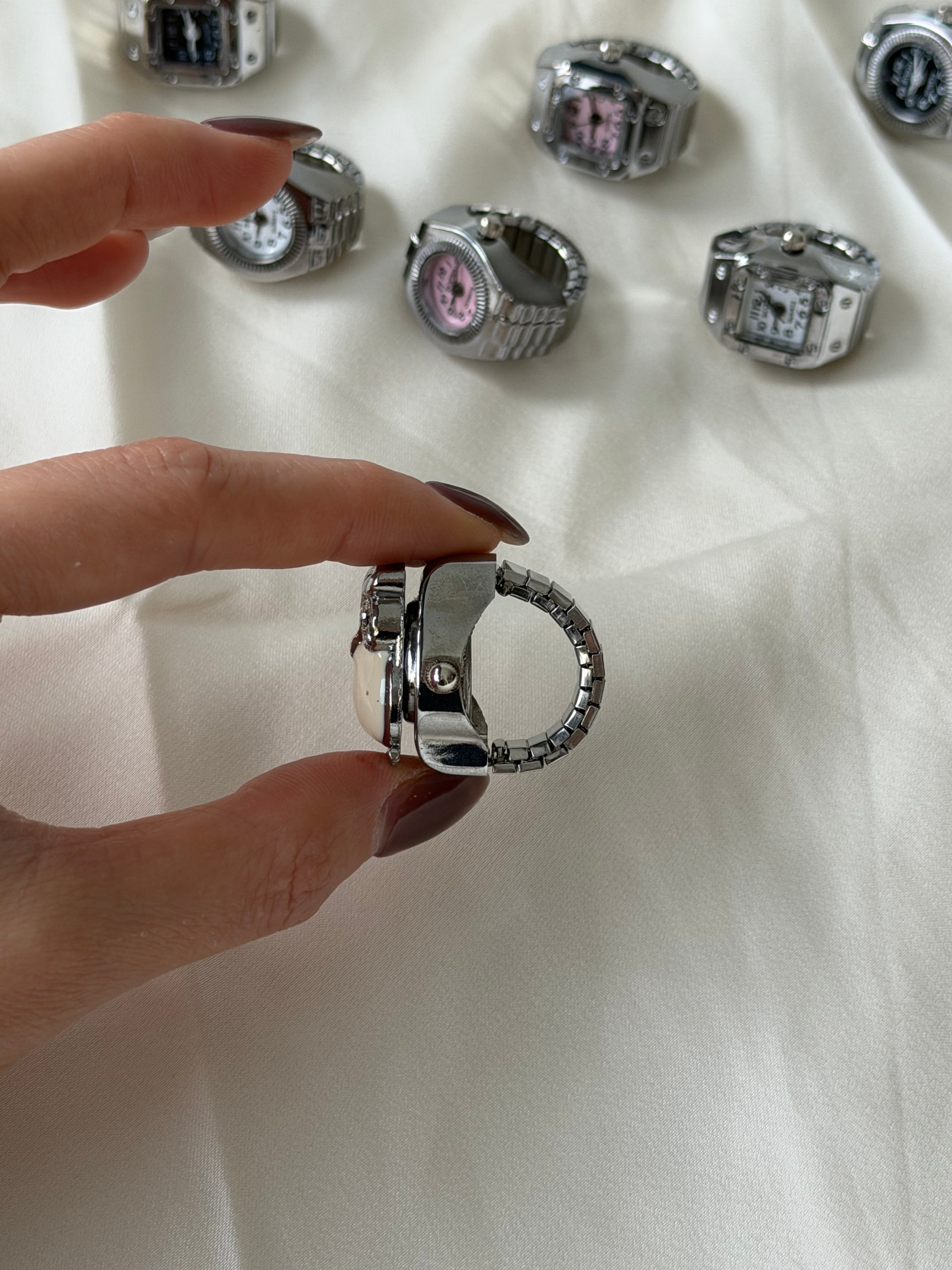 Owl Flip Watch Ring