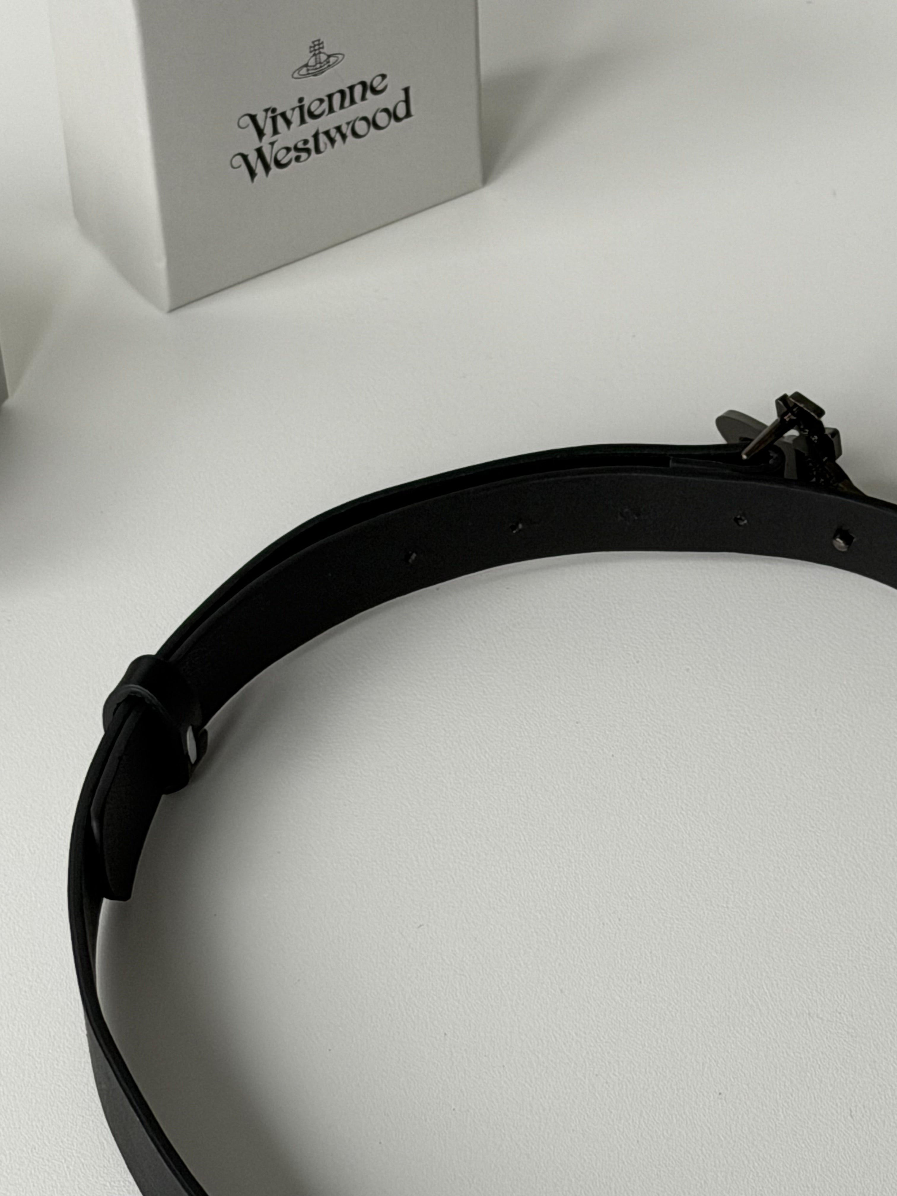 VW Medium Bas Relief Belt - Dark Gray