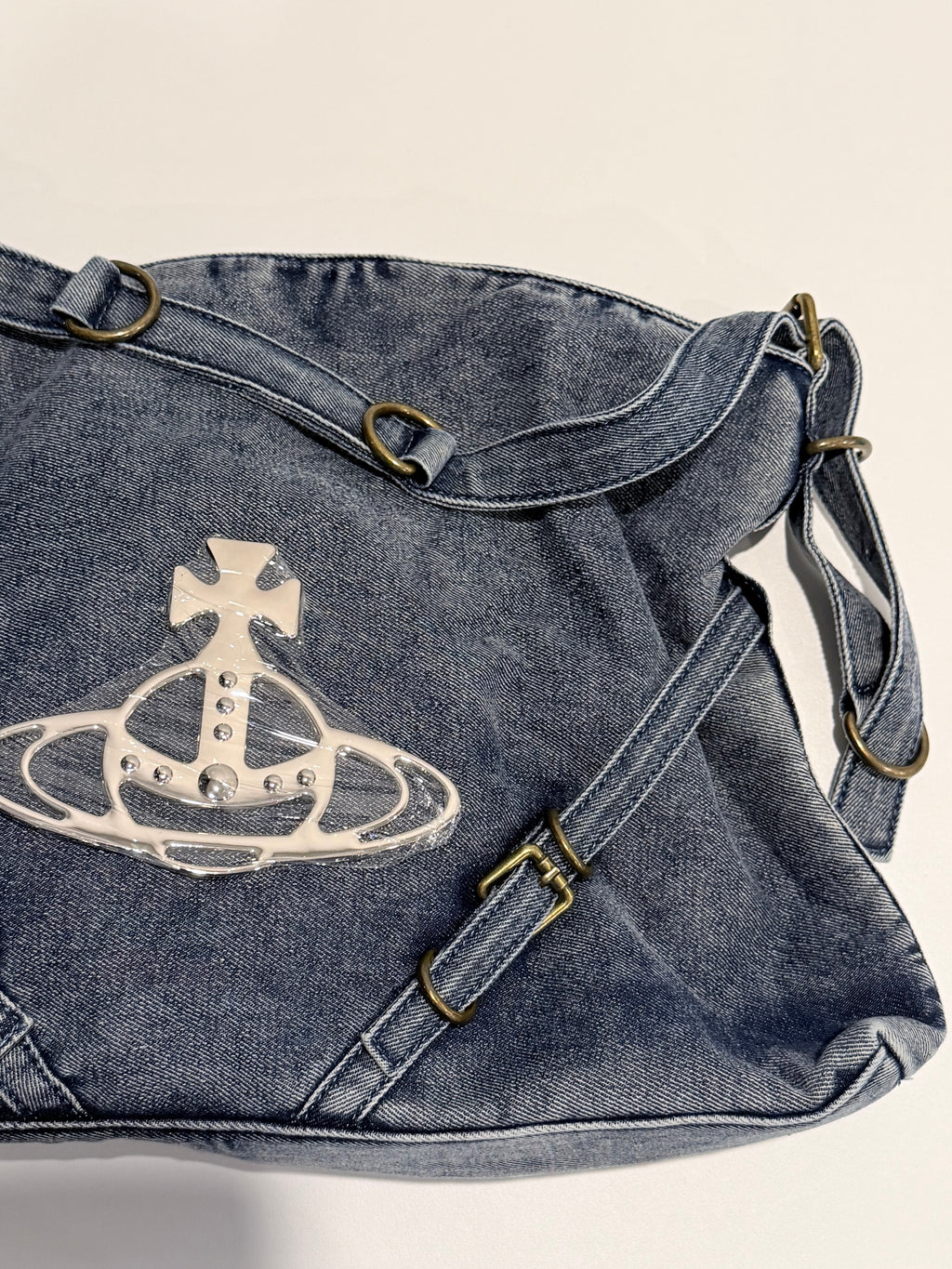 VW Maxime Large Shoulder Bag - Denim
