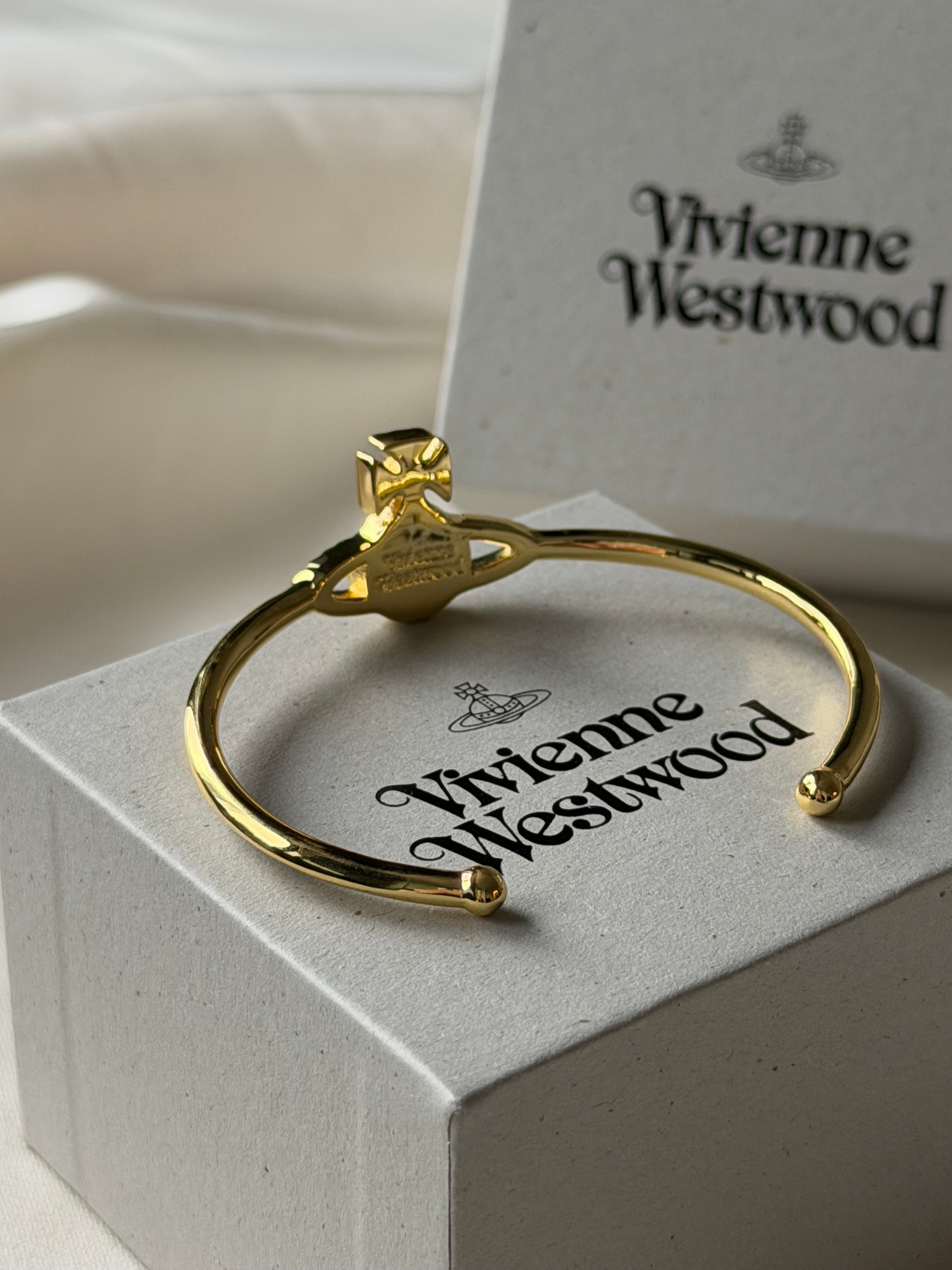 VW Mini Bas Relief Open Cuff Bracelet - Gold