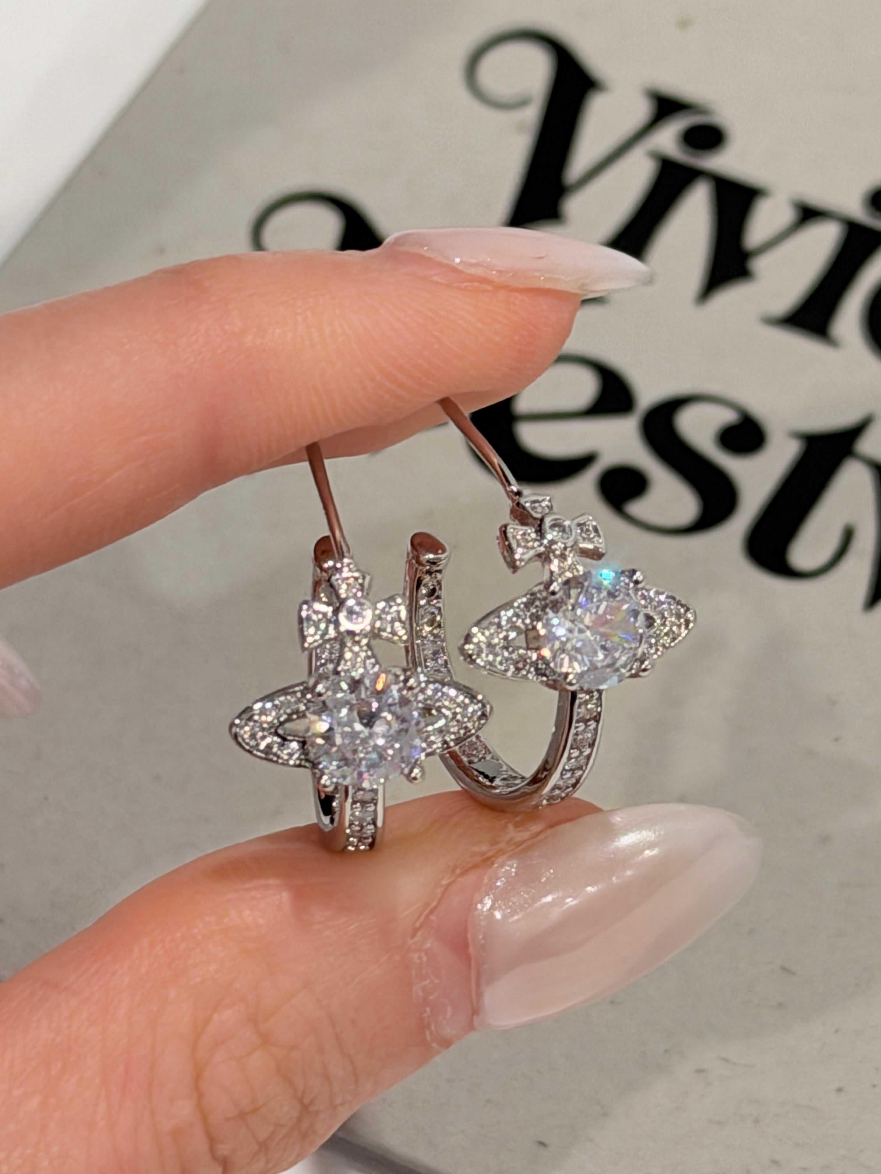 VW Ariella Earrings - Silver