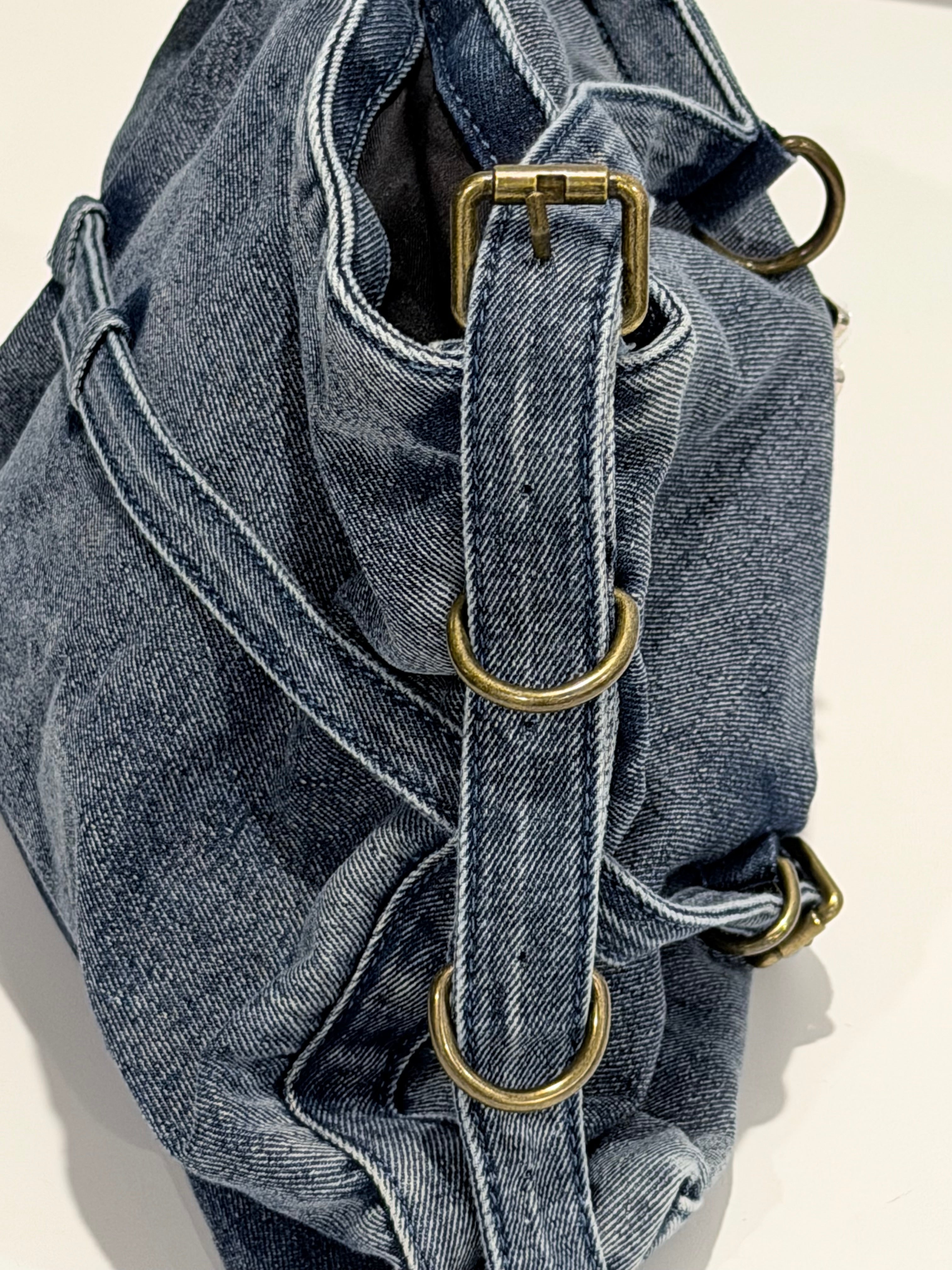 VW Maxime Large Shoulder Bag - Denim
