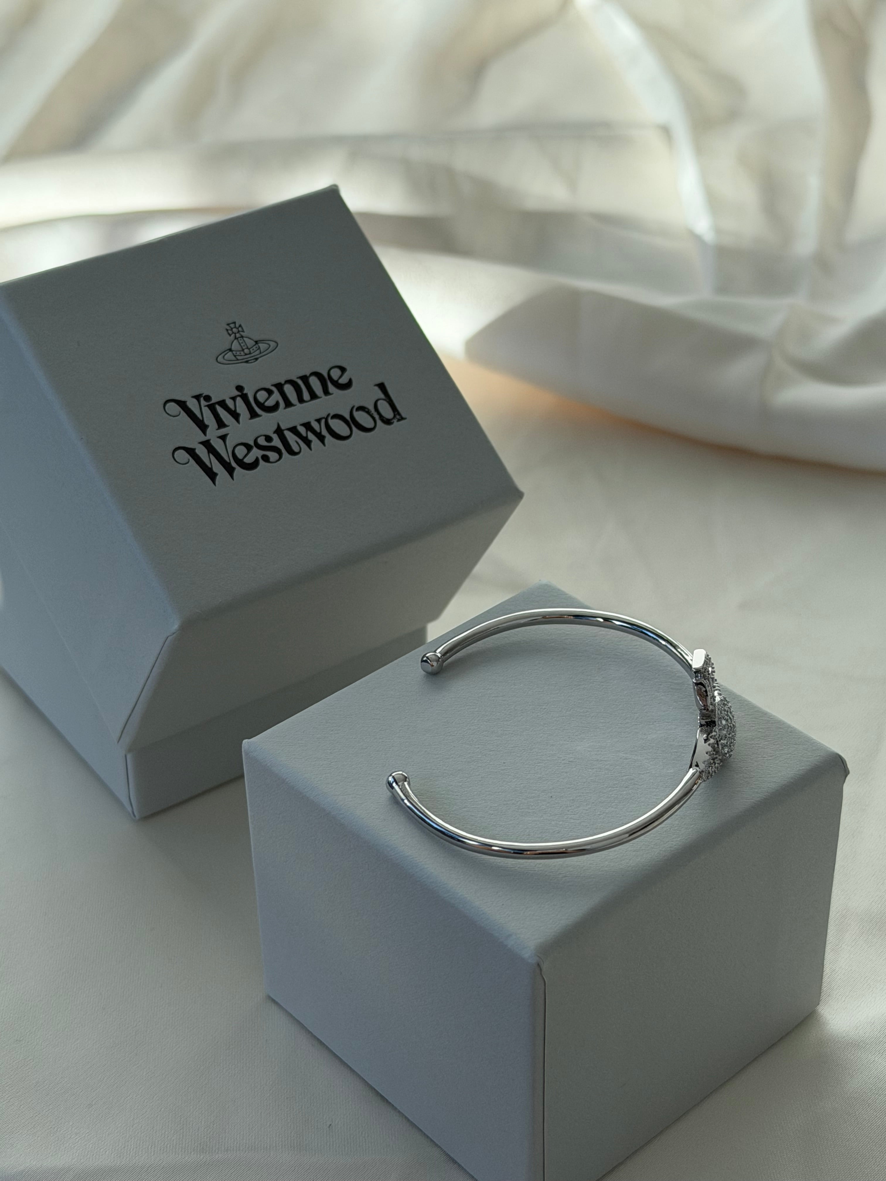 VW Mini Bas Relief Open Cuff Bracelet - Silver