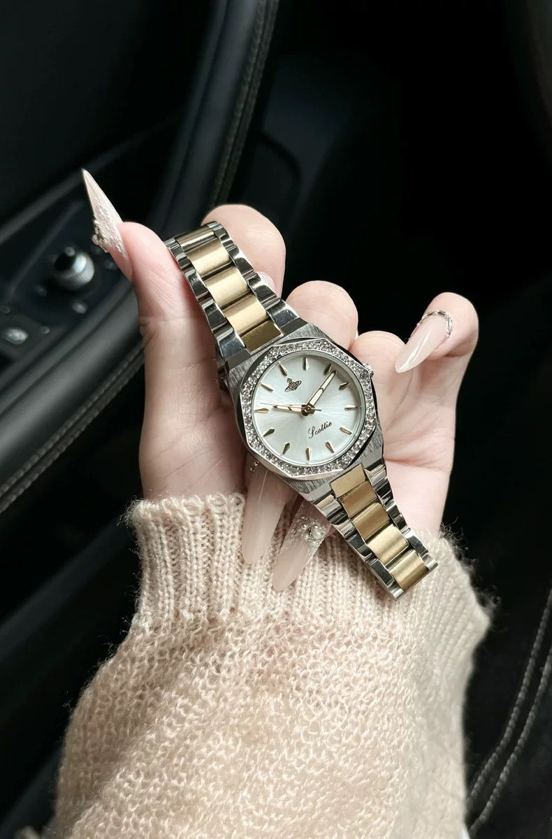 VW Seymour Watch - White/Dual Link