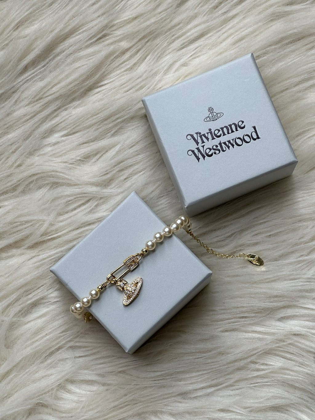 VW Lucrece Pearl Bracelet - Gold