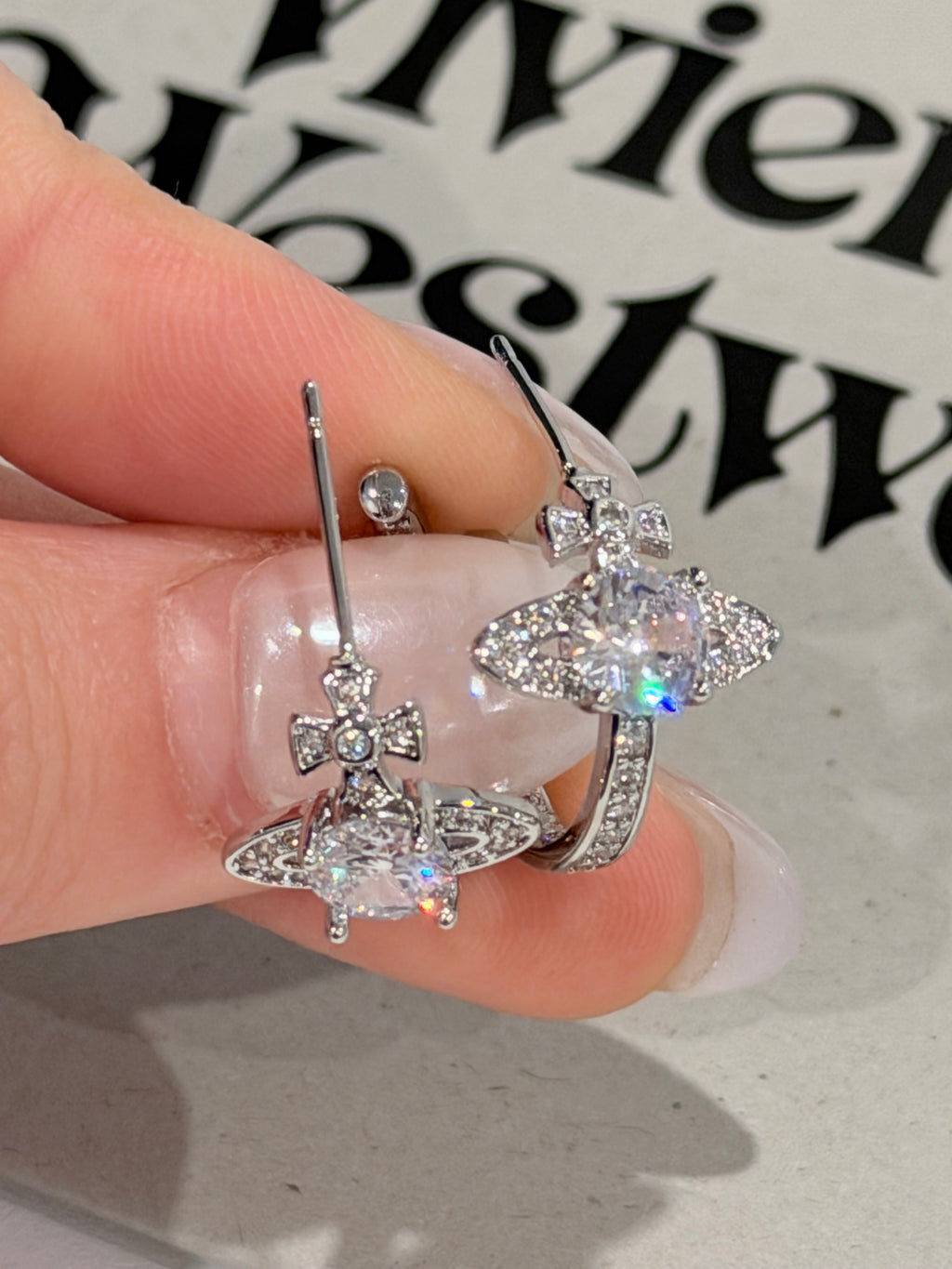VW Ariella Earrings - Silver