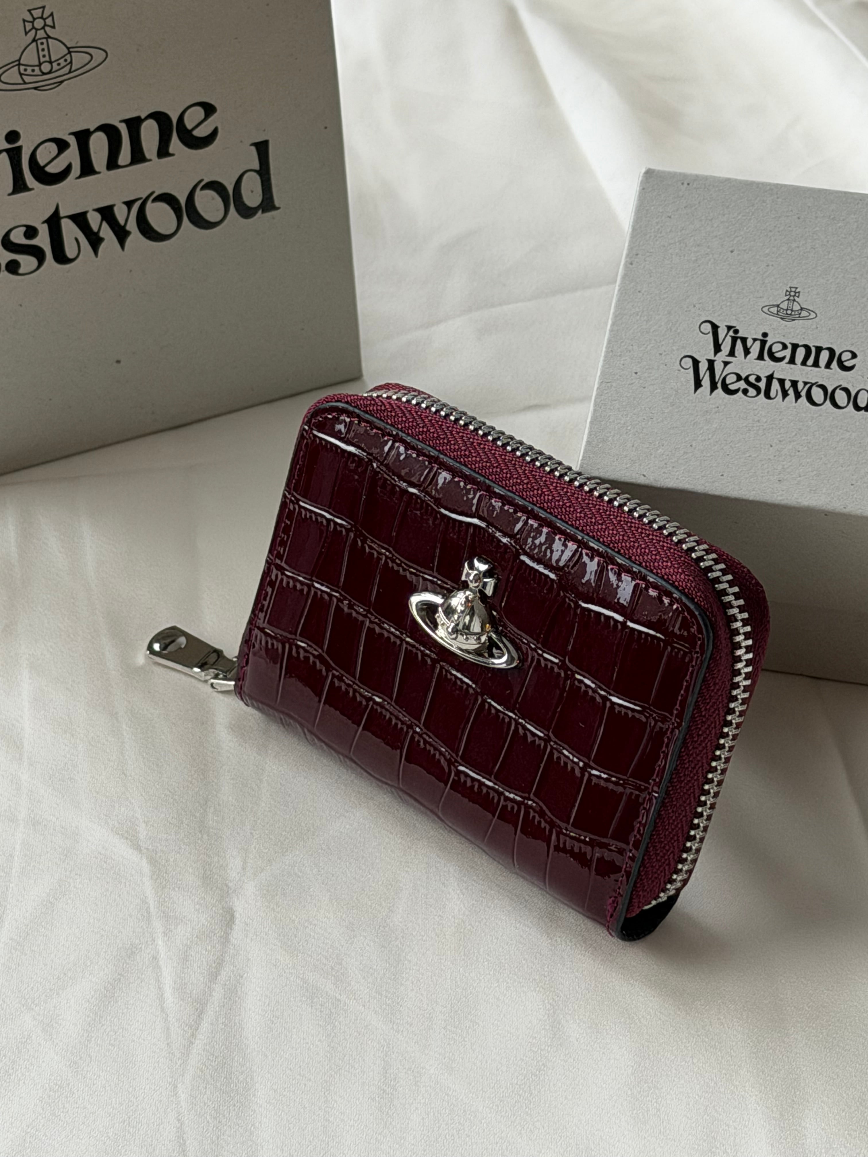 VW Accordion Zip Card Holder - Maroon