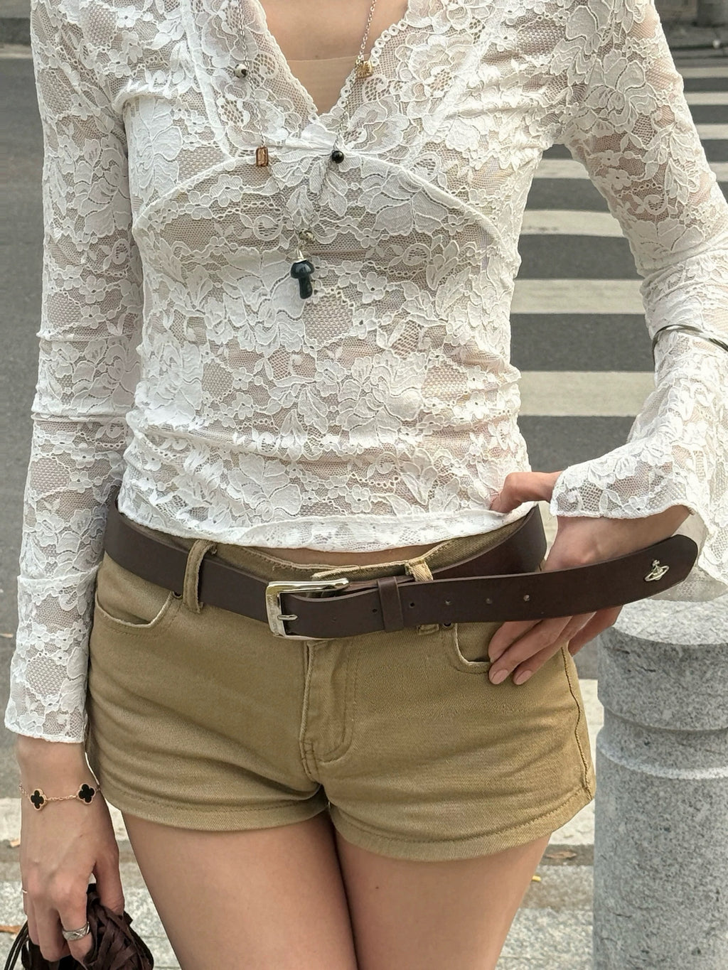 VW Mini Orb Belt - Brown