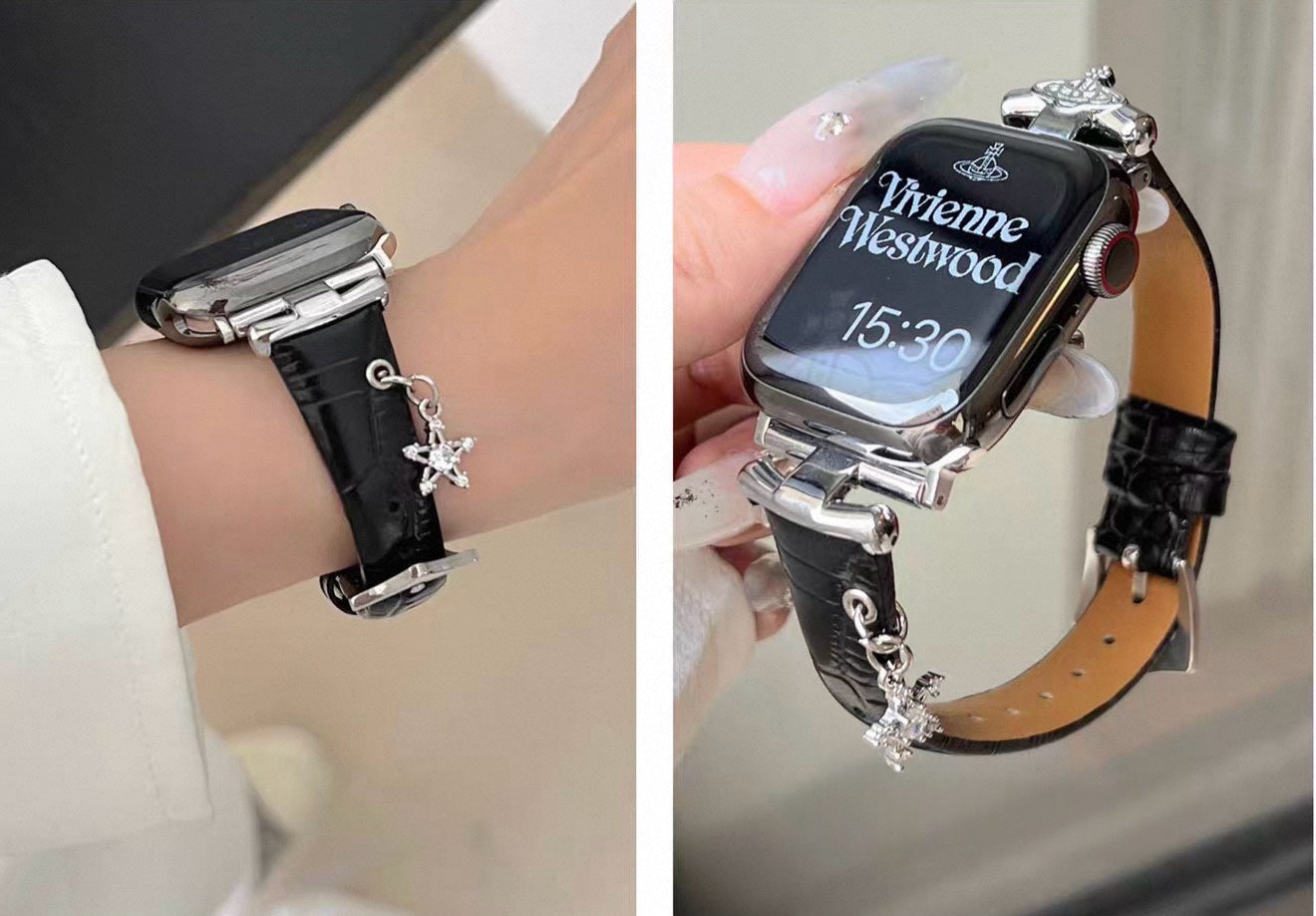 VW Charm Watch Strap - Black