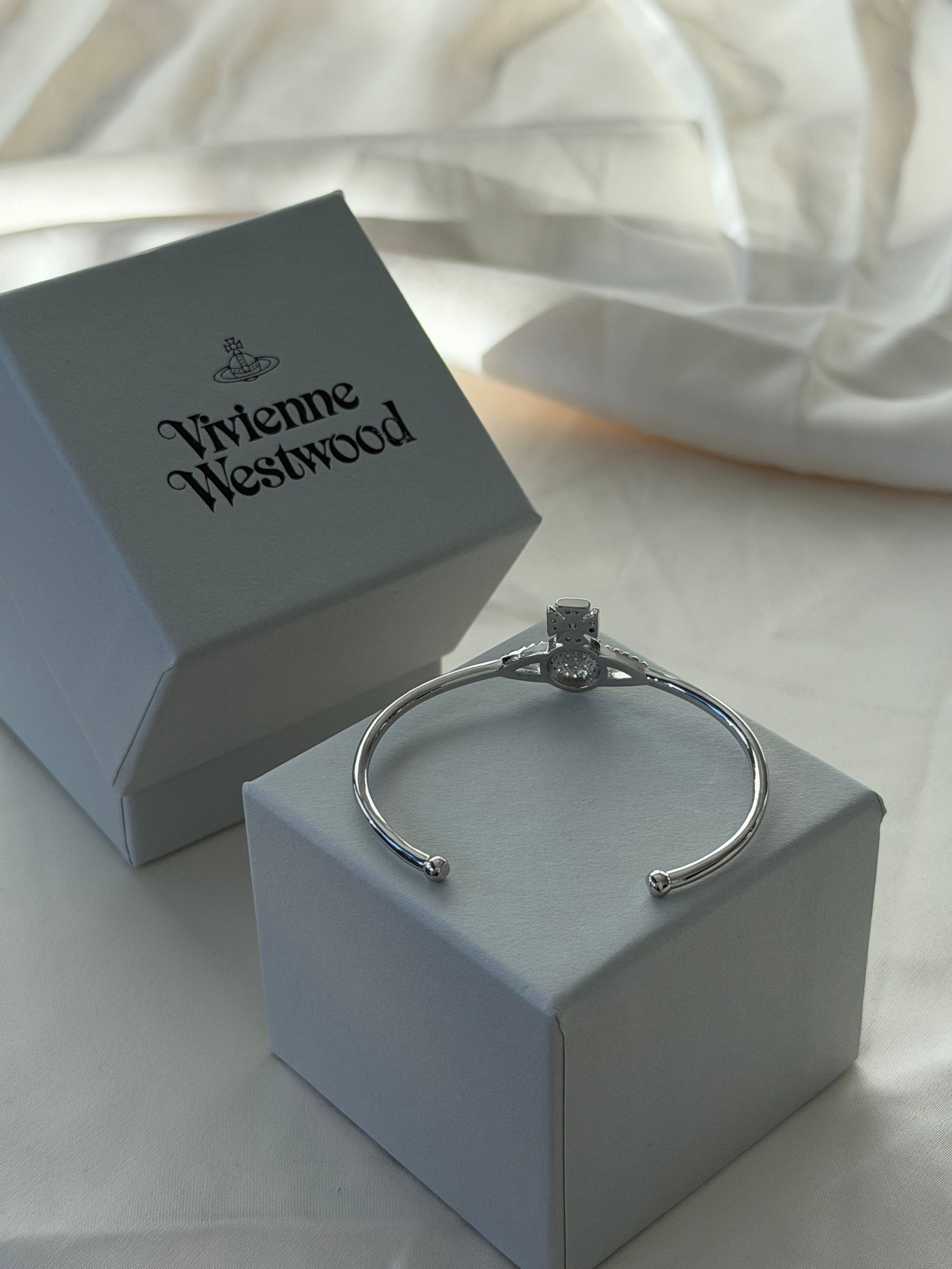 VW Mini Bas Relief Open Cuff Bracelet - Silver