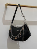 VW Charm Frame Purse - Matte Black