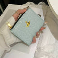 VW Slim Flap Purse - Blue