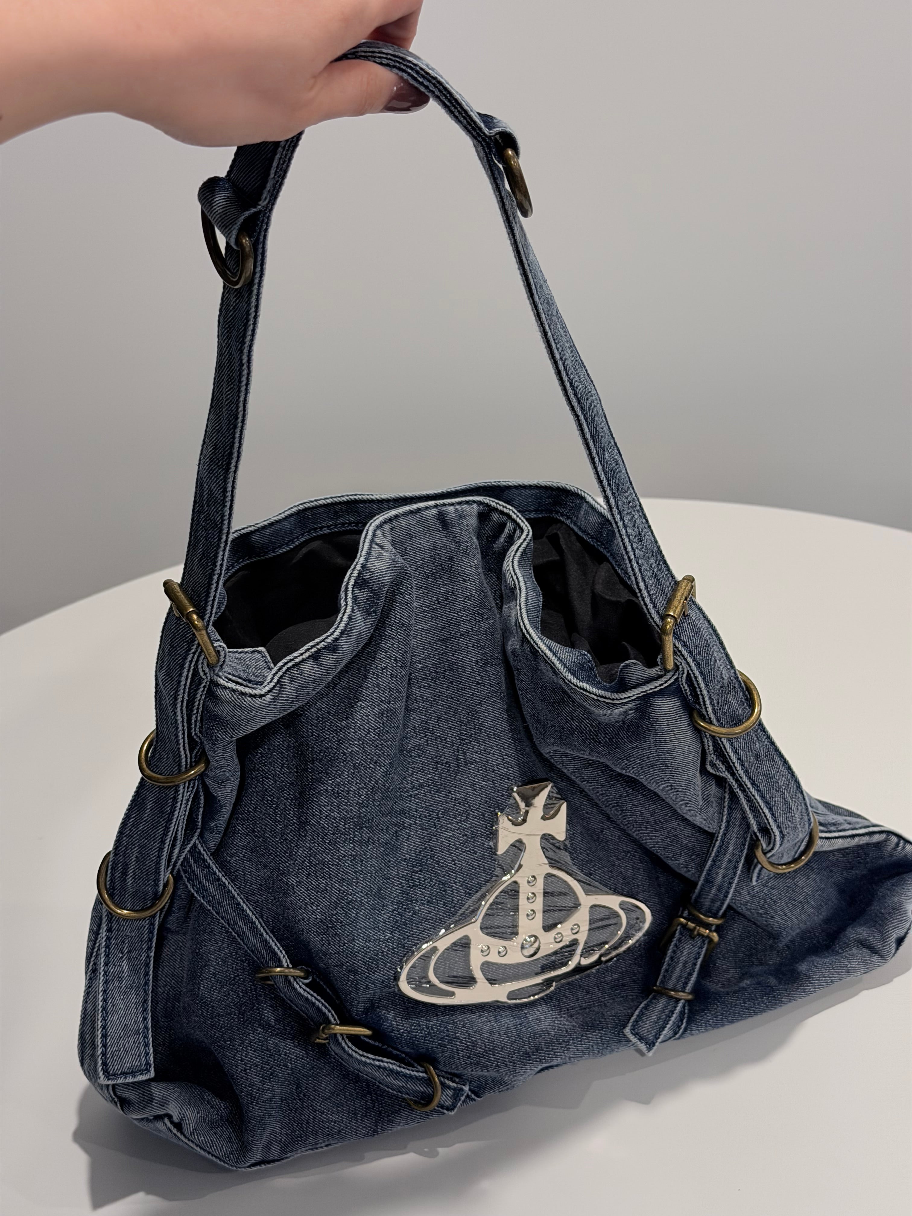 VW Maxime Large Shoulder Bag - Denim