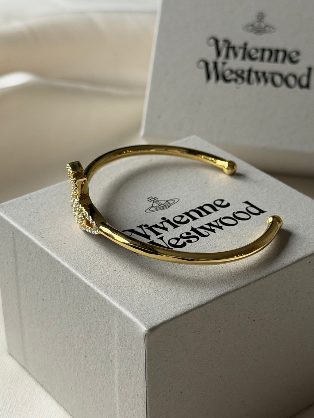 VW Mini Bas Relief Open Cuff Bracelet - Gold