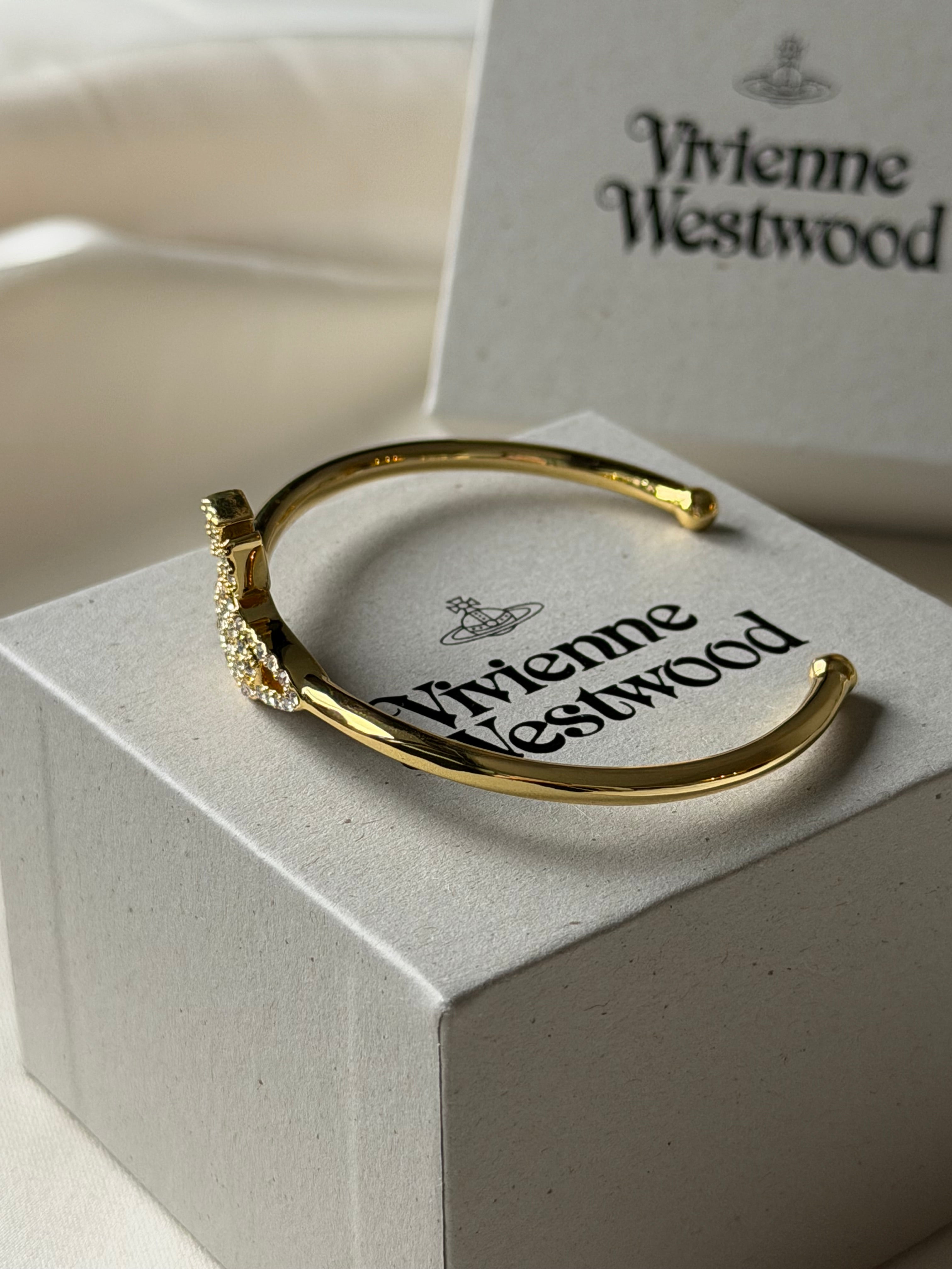 VW Mini Bas Relief Open Cuff Bracelet - Gold
