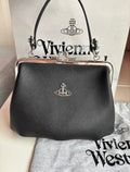VW Granny Frame Purse - Matte Black