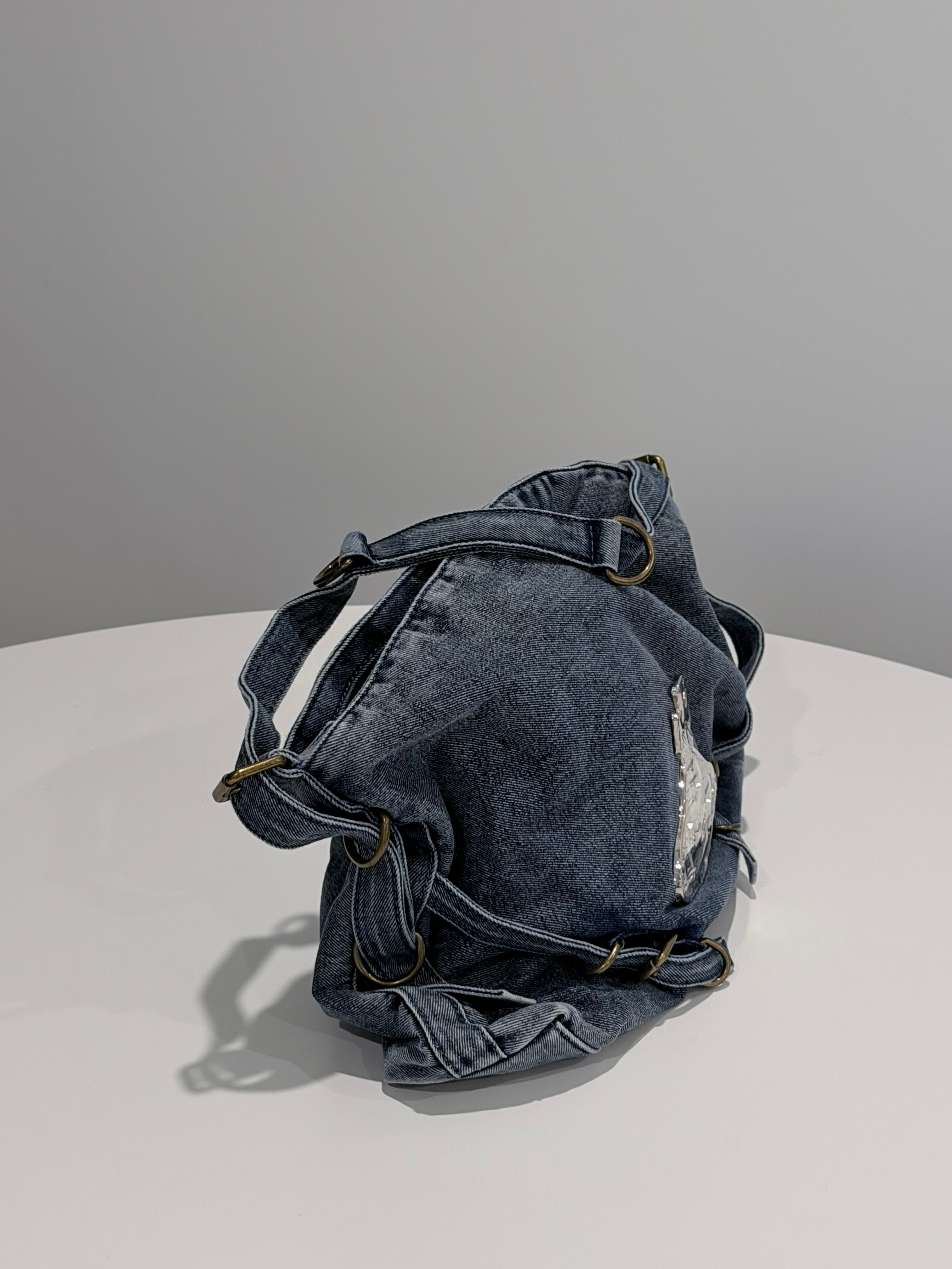 VW Maxime Large Shoulder Bag - Denim