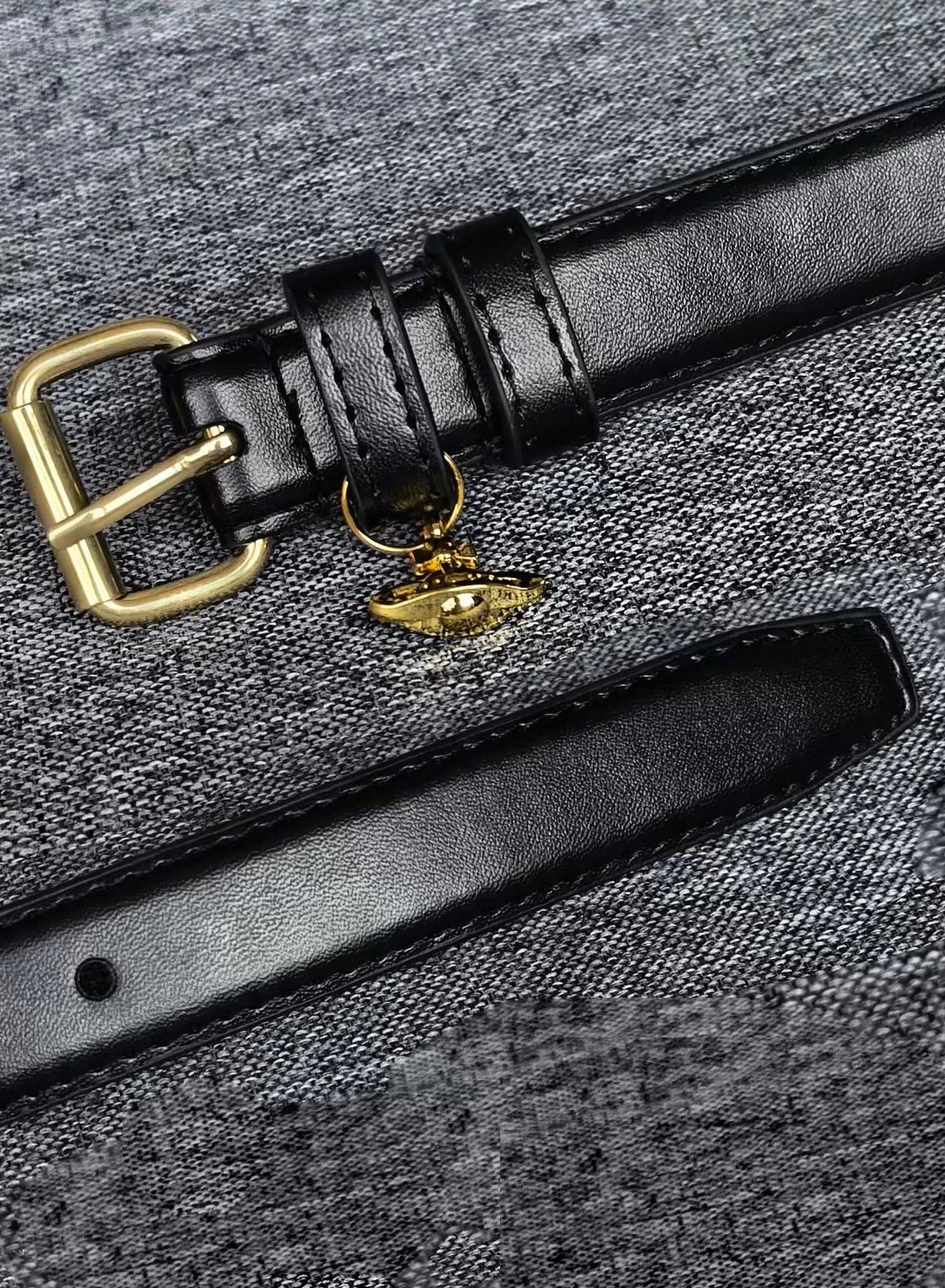 VW Mini Orb Charm Belt - Gold
