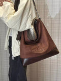 VW Maxime Large Shoulder Bag - Brown