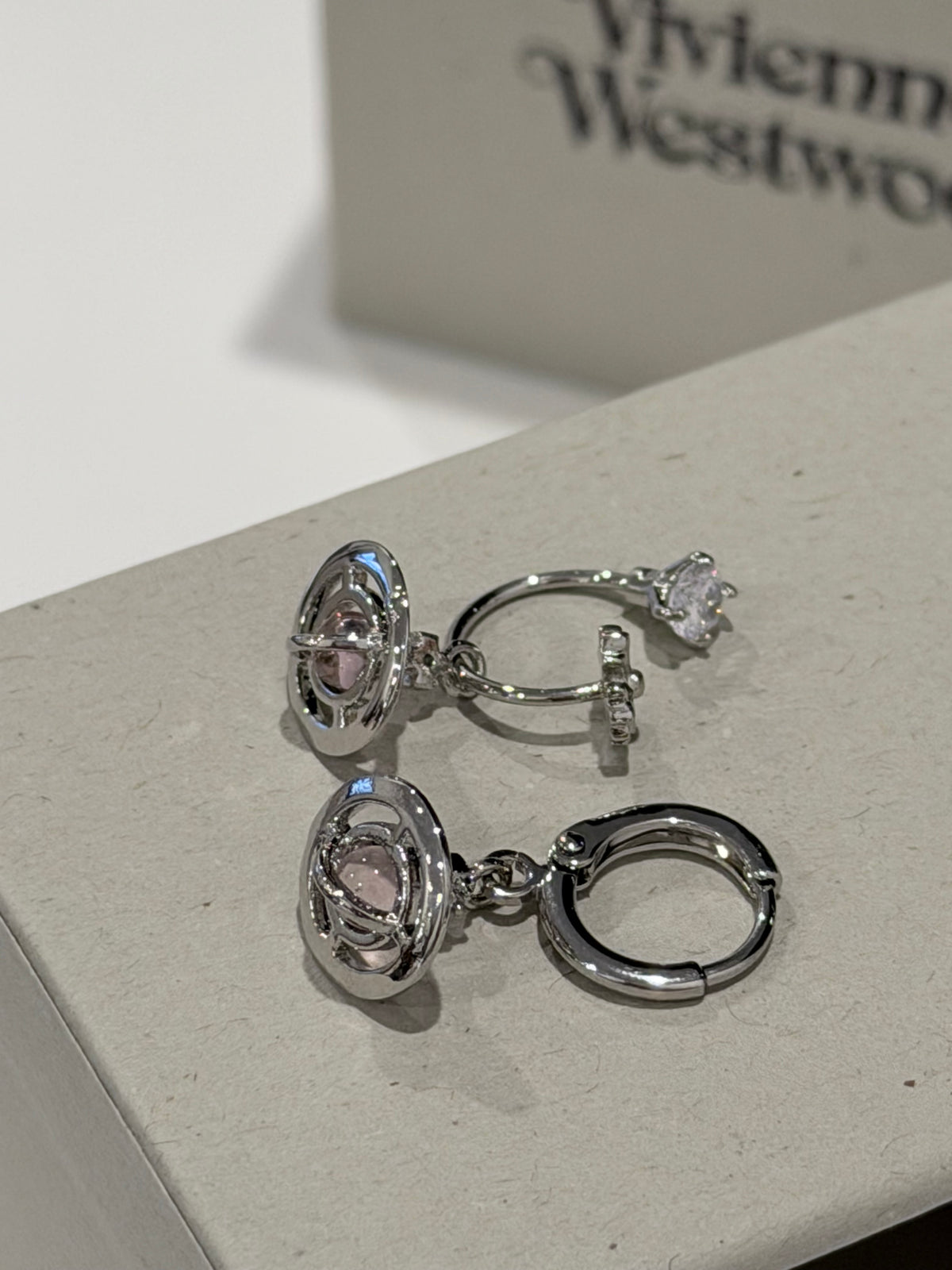 Boucles d'oreilles pendantes VW Orb - Rose