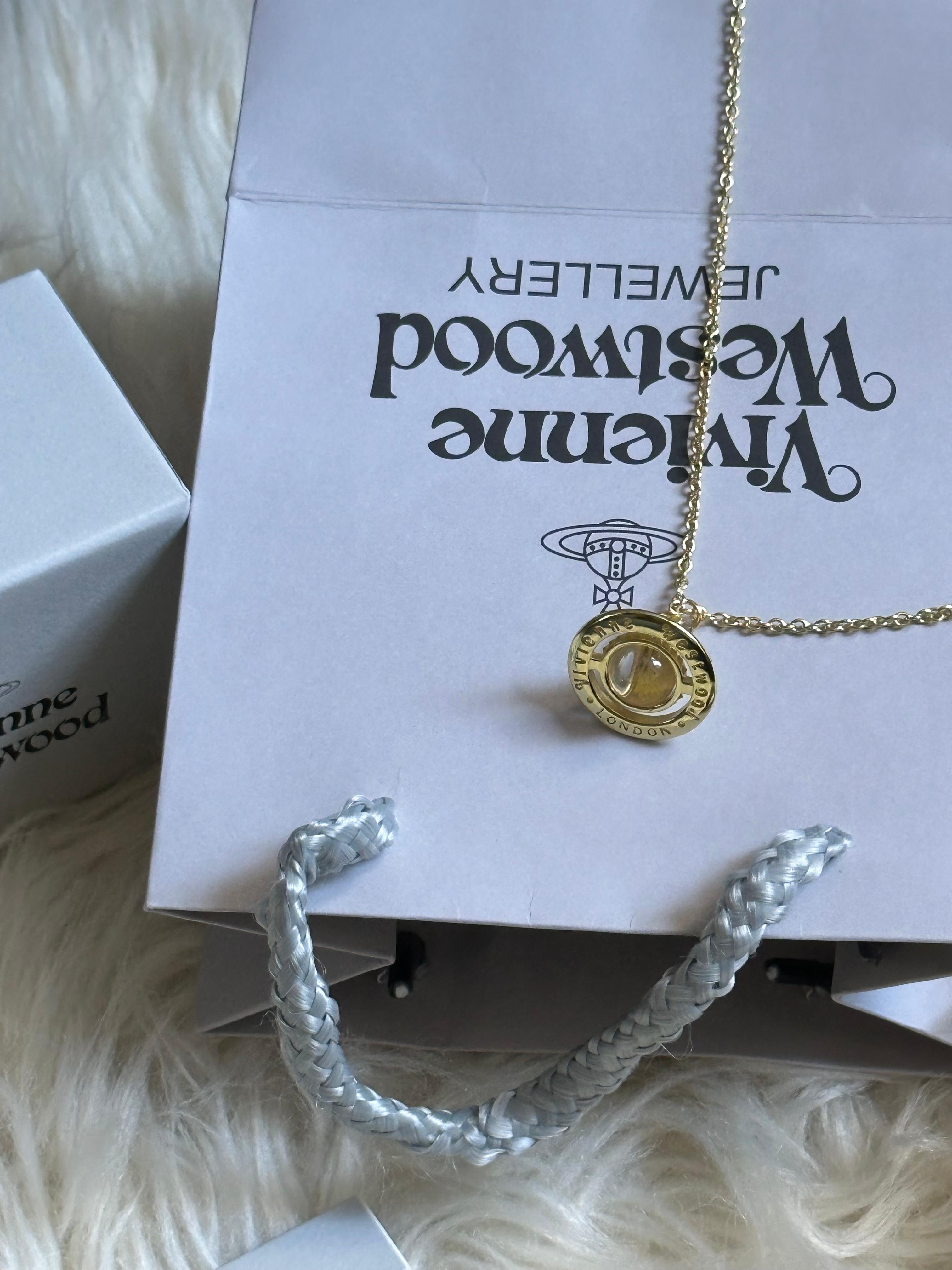 Vivienne Westwood Gold 3D Crown Necklace