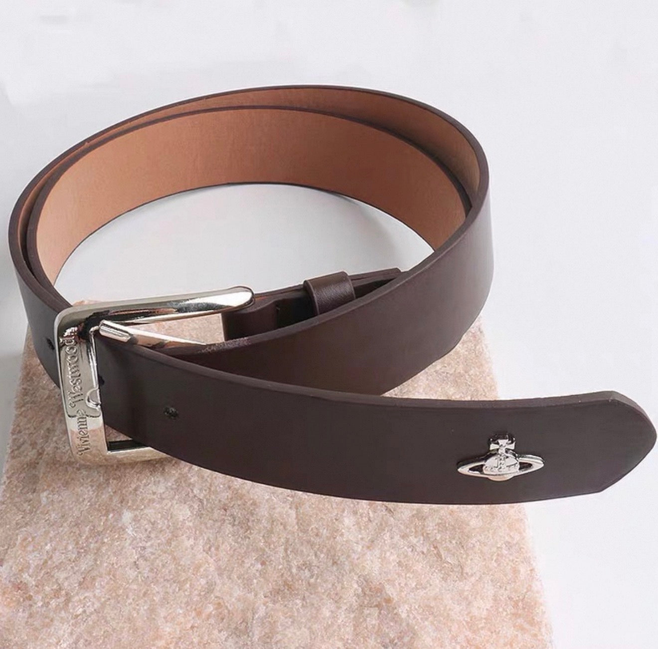 VW Mini Orb Belt - Brown