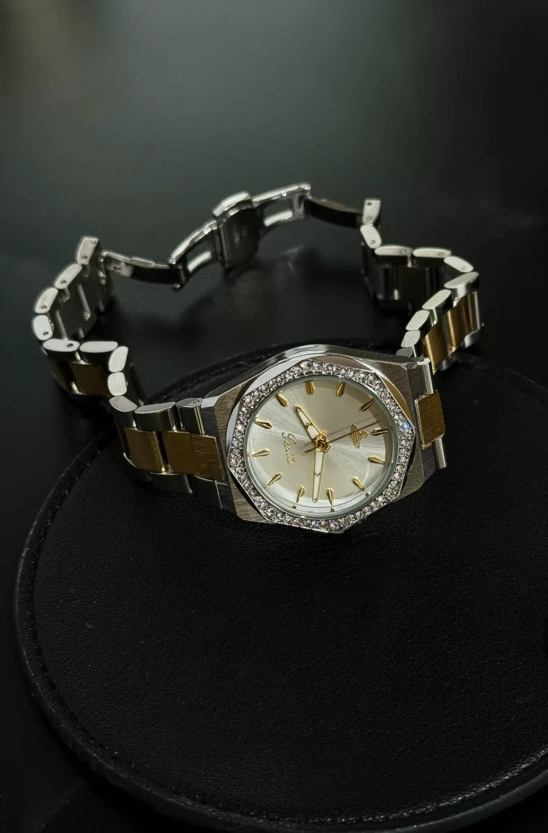 VW Seymour Watch - White/Dual Link