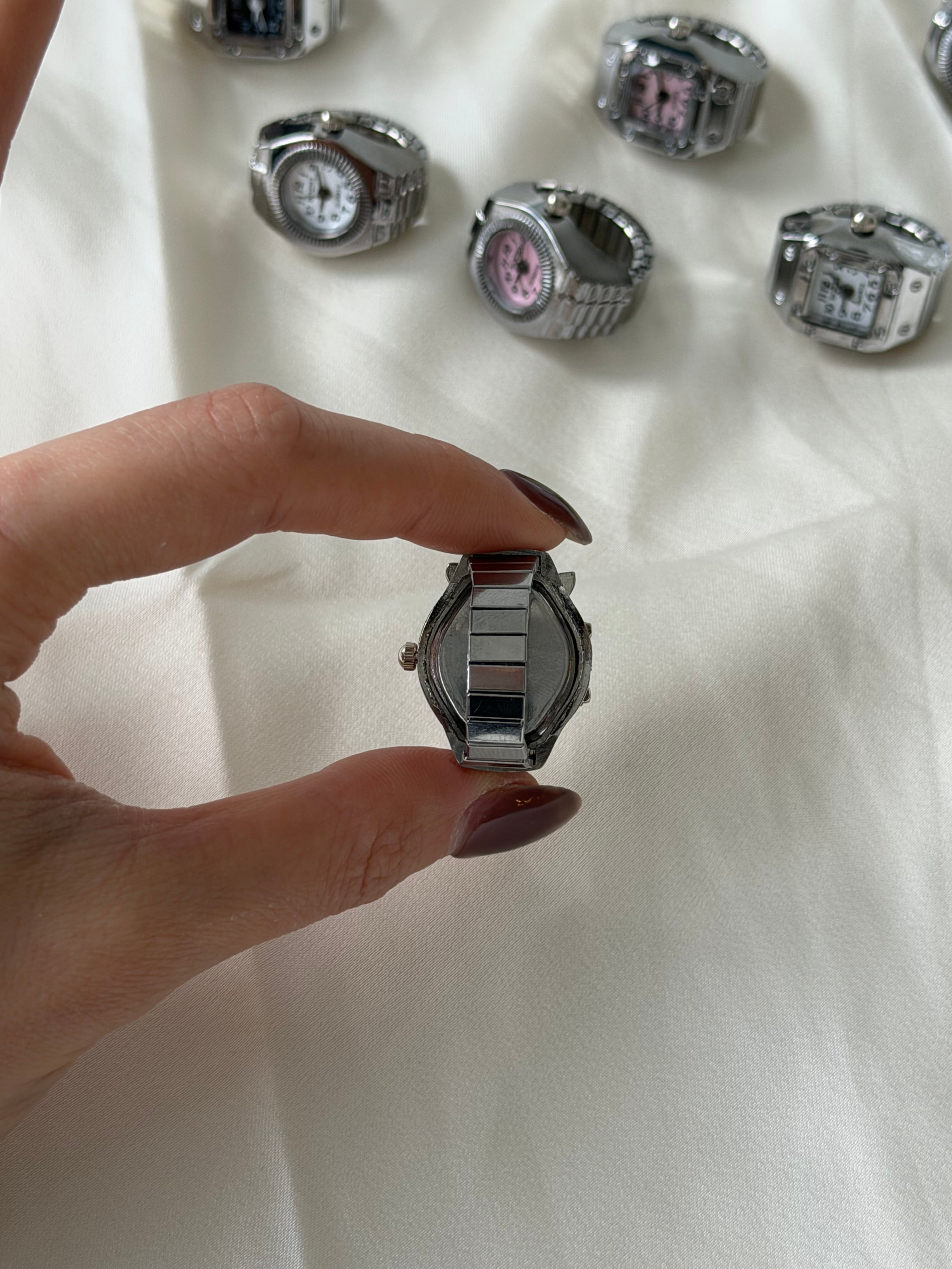 Owl Flip Watch Ring