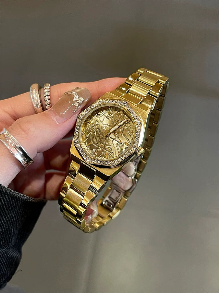 VW Wallace Watch - Gold/Gold Link