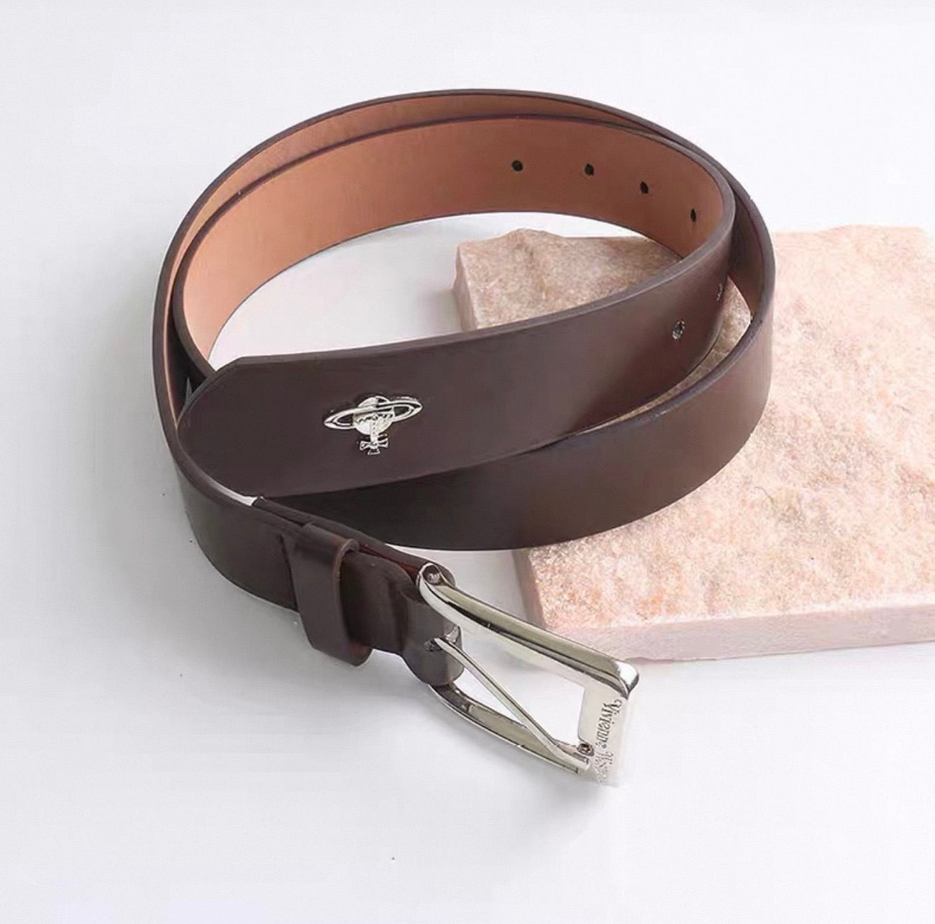 VW Mini Orb Belt - Brown