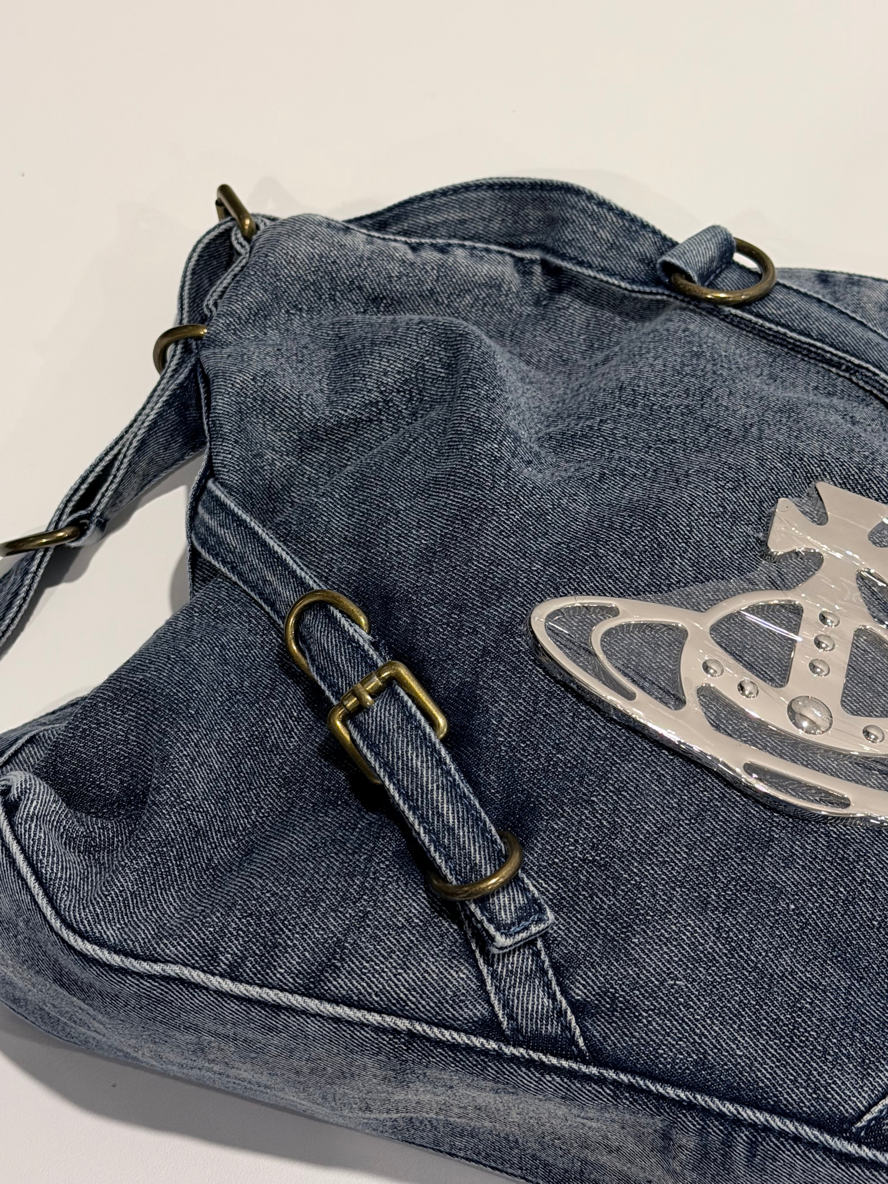 VW Maxime Large Shoulder Bag - Denim
