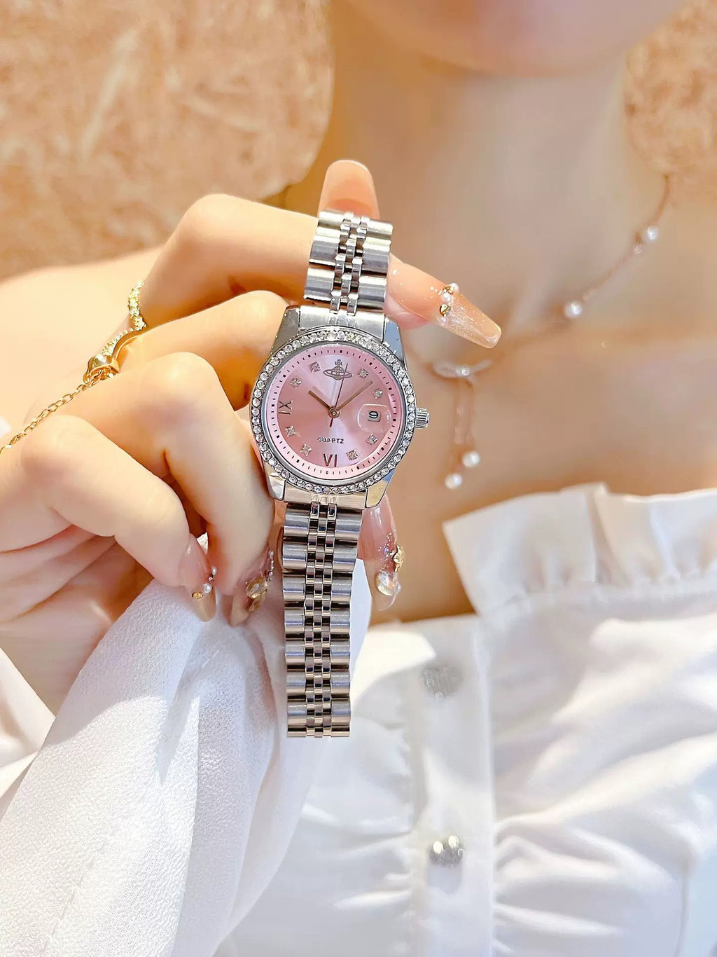 VW Tavistock Watch - Pink