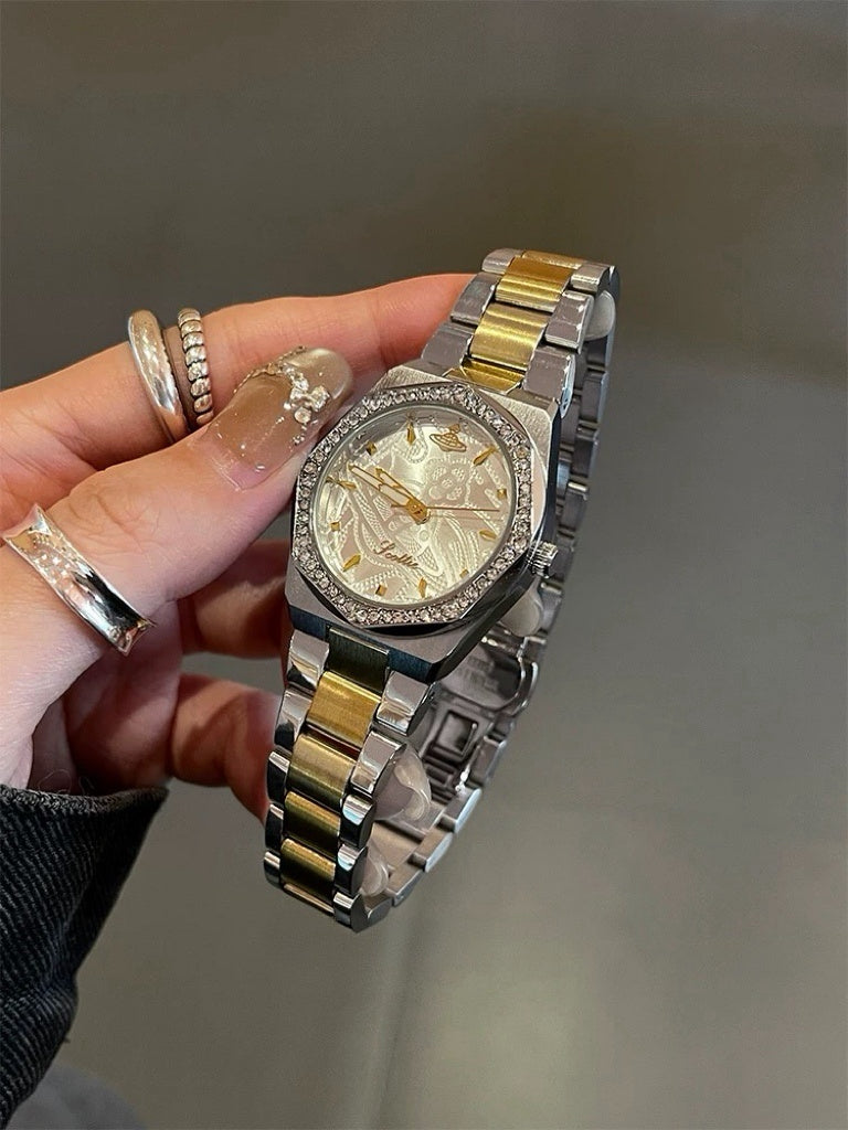 VW Wallace Watch - White/Dual Link