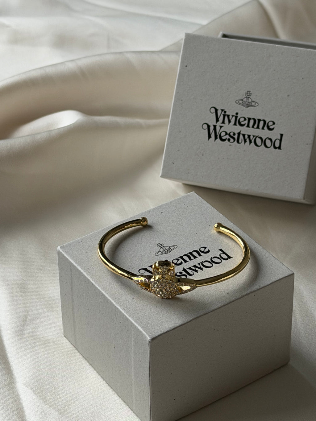 VW Mini Bas Relief Open Cuff Bracelet - Gold