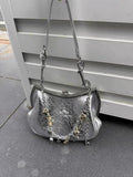 Sac à main à fermoir VW Charm - Argenté