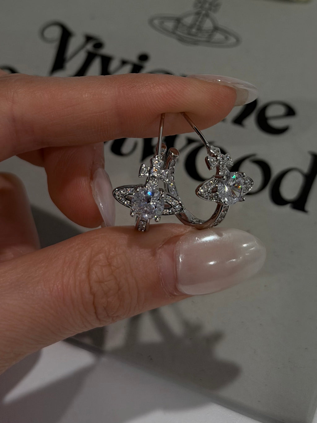 VW Ariella Earrings - Silver