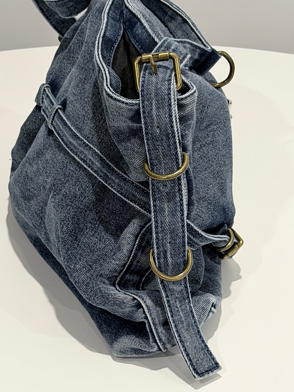 VW Maxime Large Shoulder Bag - Denim