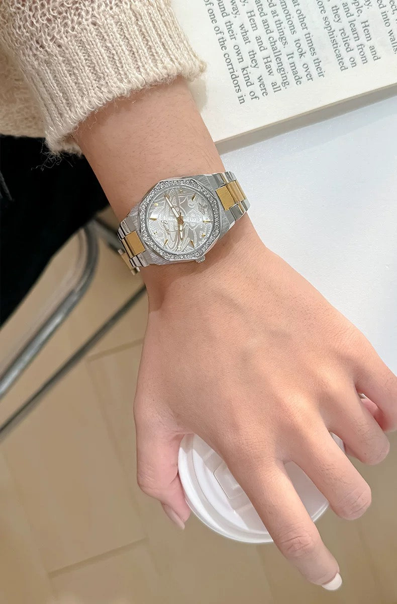 VW Wallace Watch - White/Dual Link