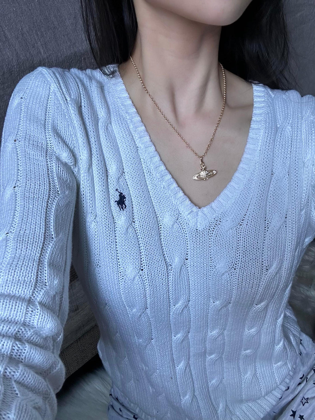 Vivienne Westwood Orb Pendant Necklace – Gold-Tone Designer Jewelry with Gift Box & Pouch