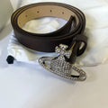 VW Medium Bas Relief Belt - Brown
