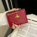 VW Slim Flap Purse - Maroon